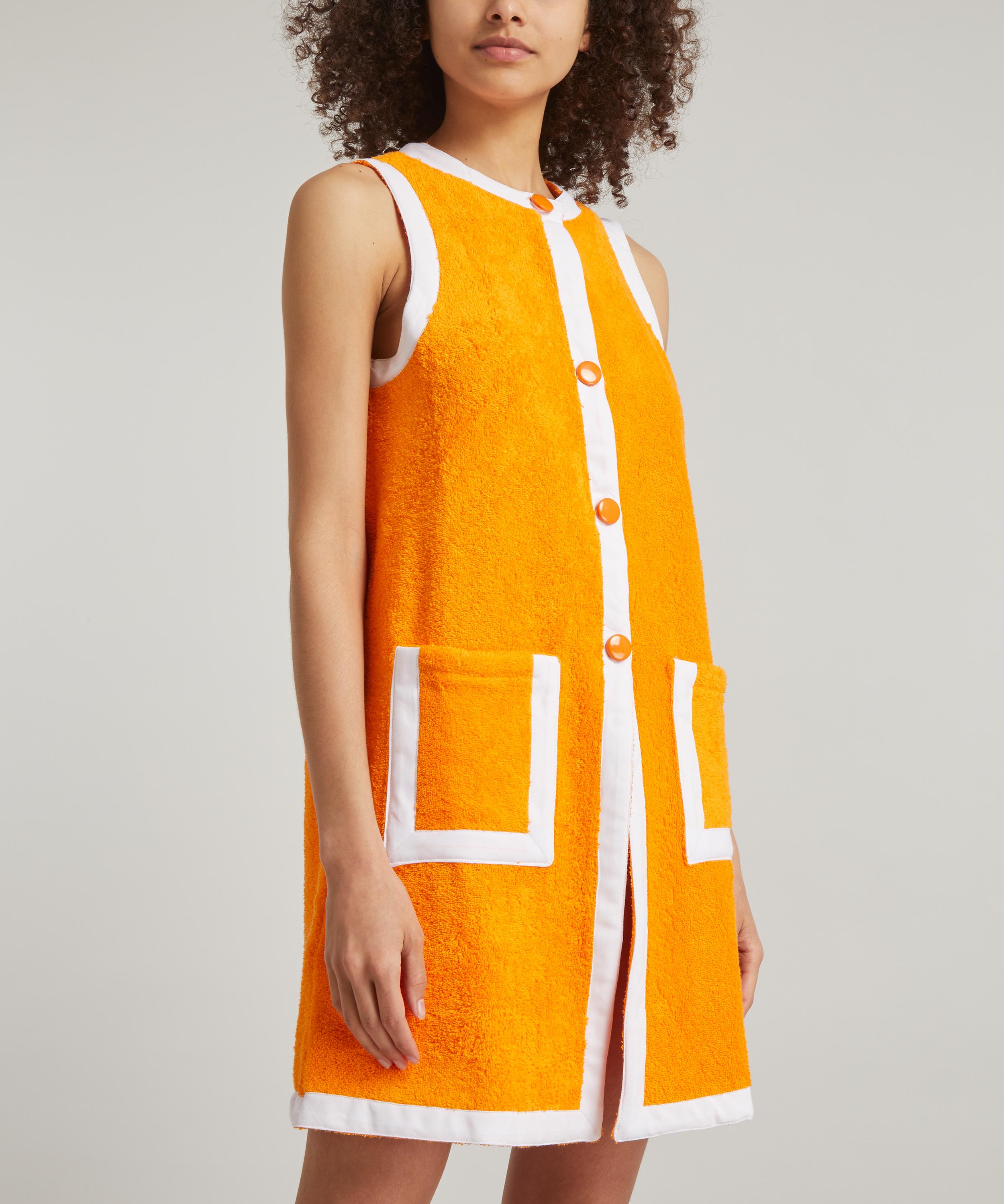 La Veste - Buttoned Mini Towel Dress image number 1