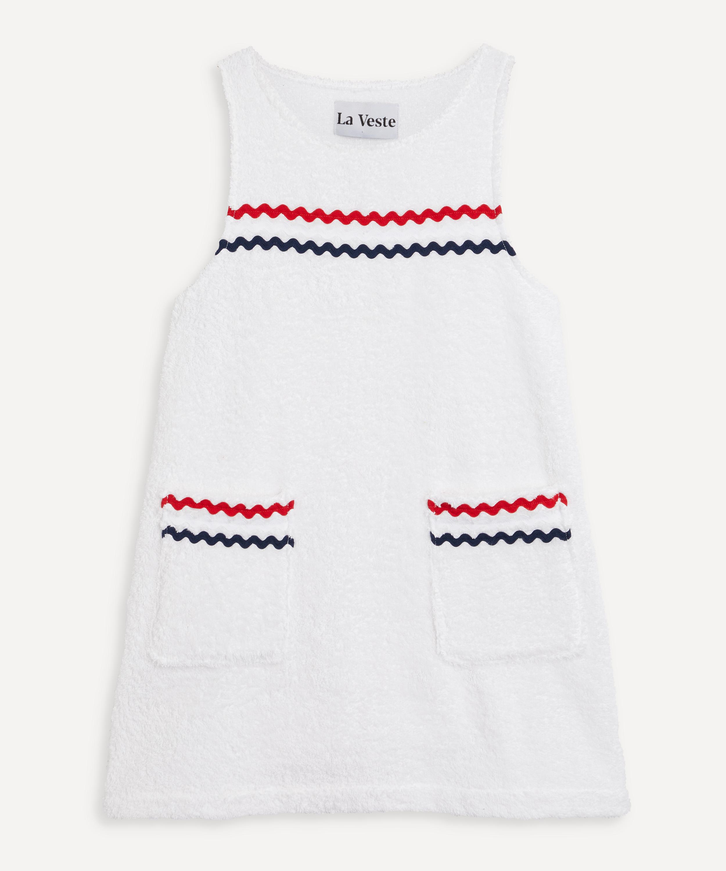 La Veste - Mini White Towel Dress image number 0