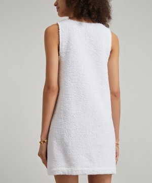 La Veste - Mini White Towel Dress image number 3