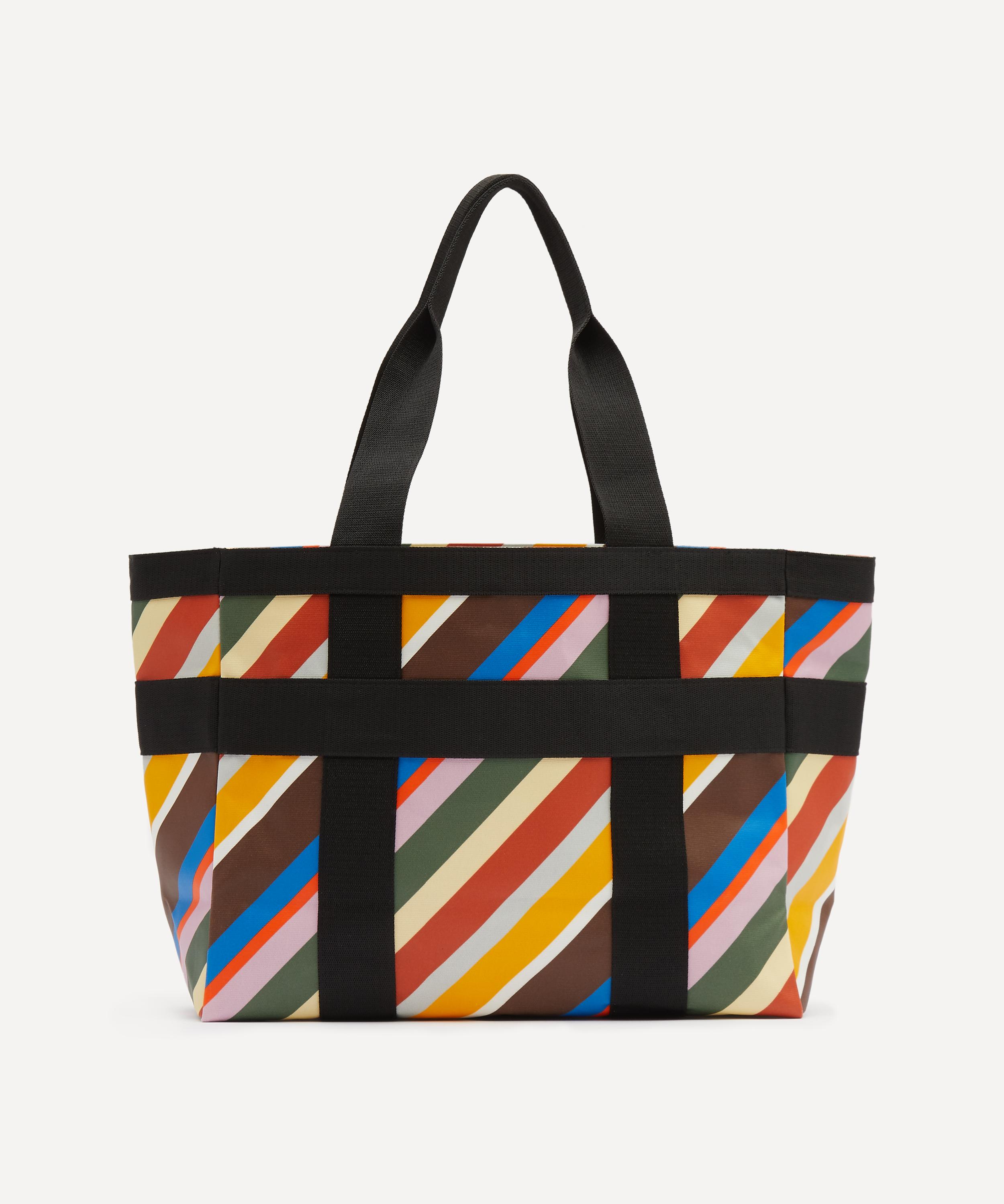 Ganni - Striped Canvas Tote Bag image number 3