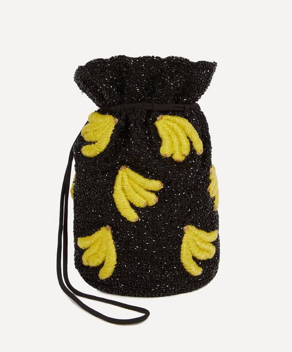 Ganni - Beaded Banana Mini Pouch Bag image number 0