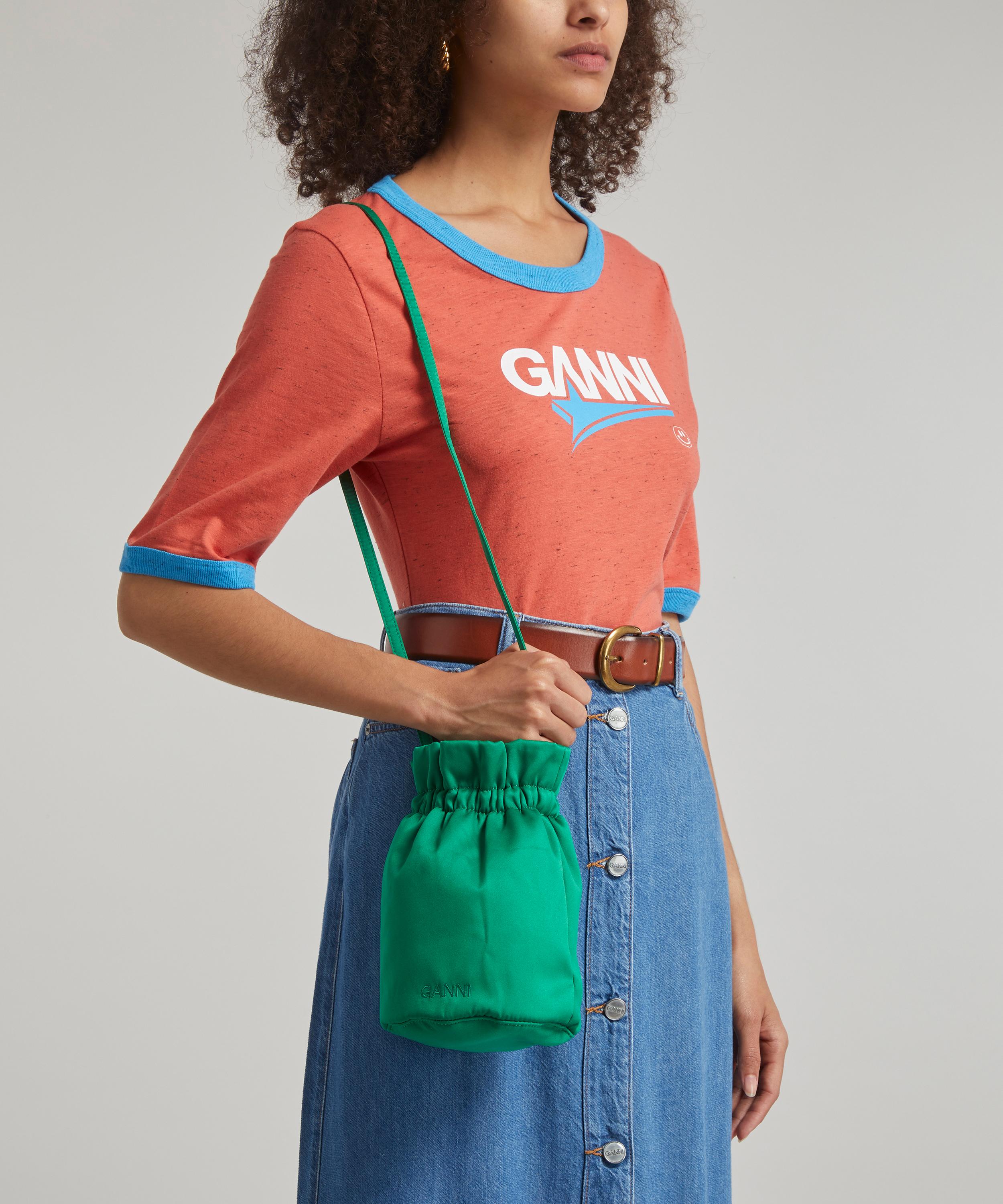 Ganni - Satin Pouch Mini-Bag image number 1