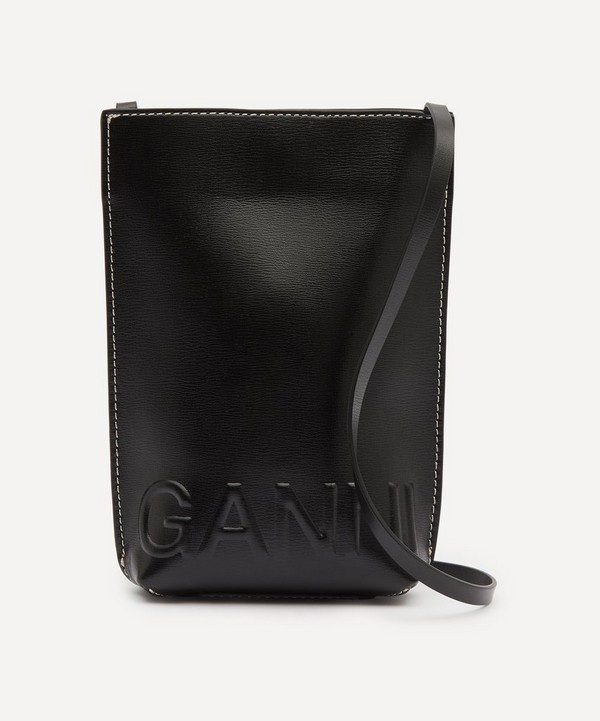 Ganni - Recycled Leather Mini Cross-Body Bag image number null