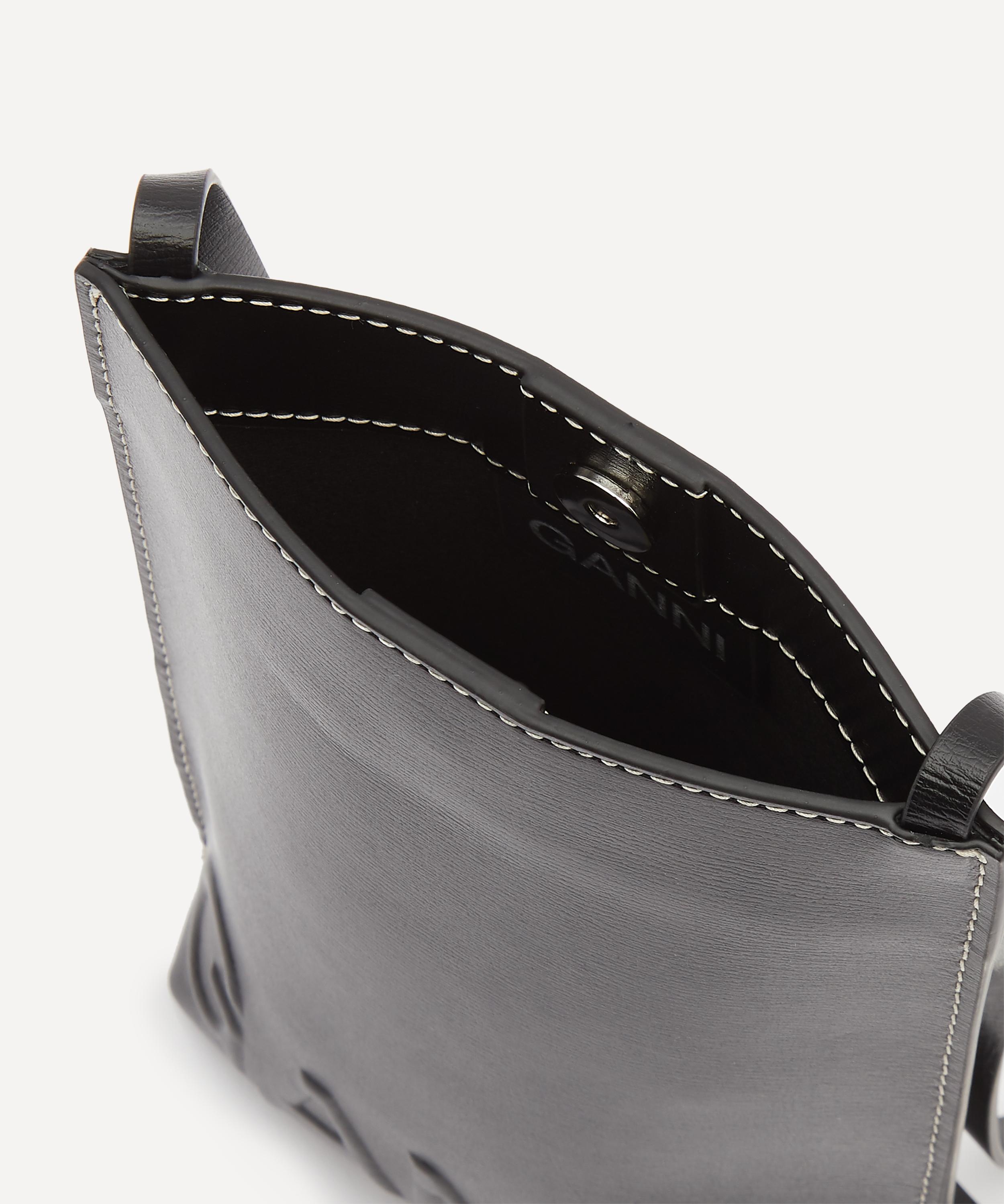Ganni - Recycled Leather Mini Cross-Body Bag image number 5