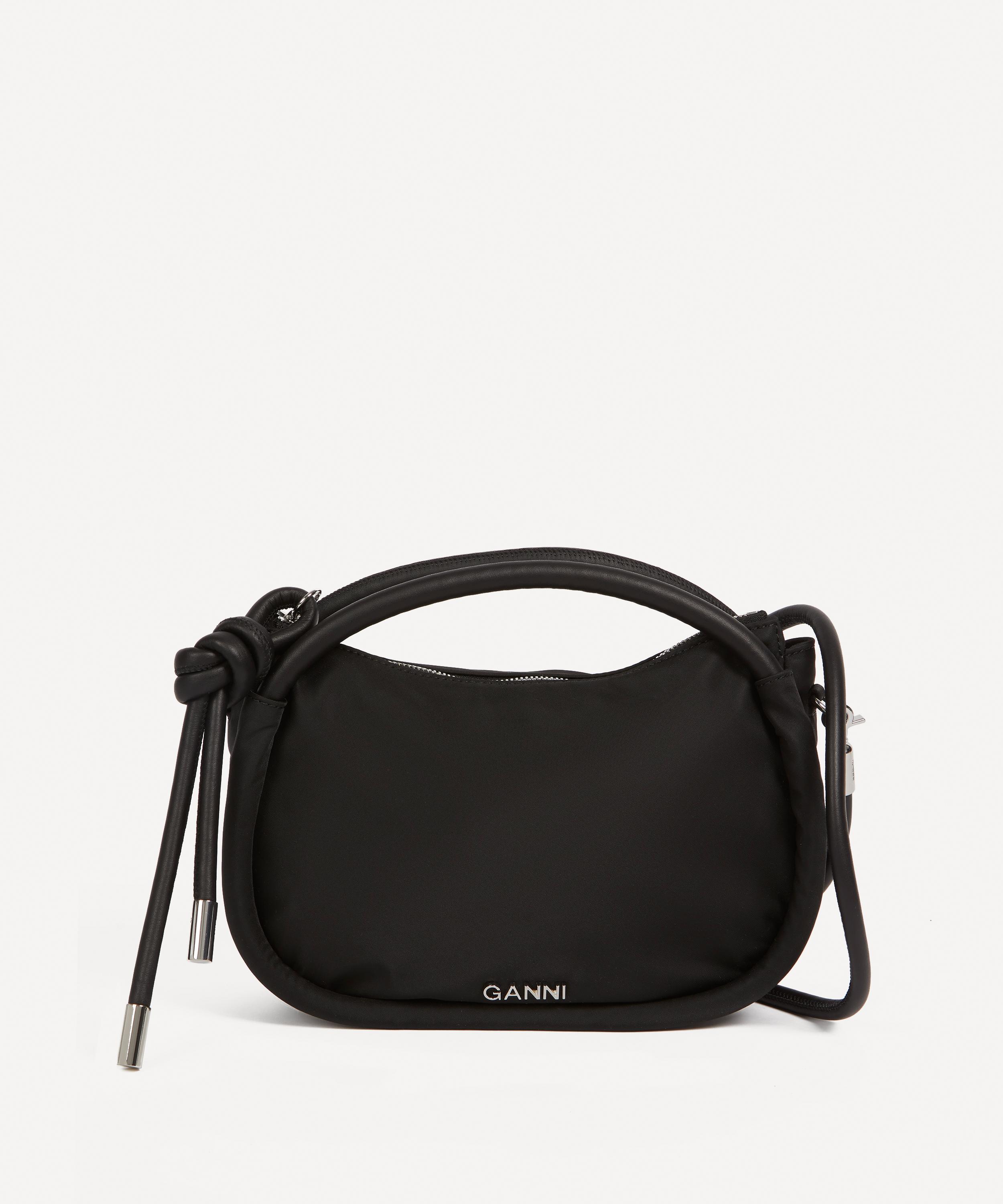 Ganni - Recycled Tech Fabric Knot Crossbody Bag image number 0