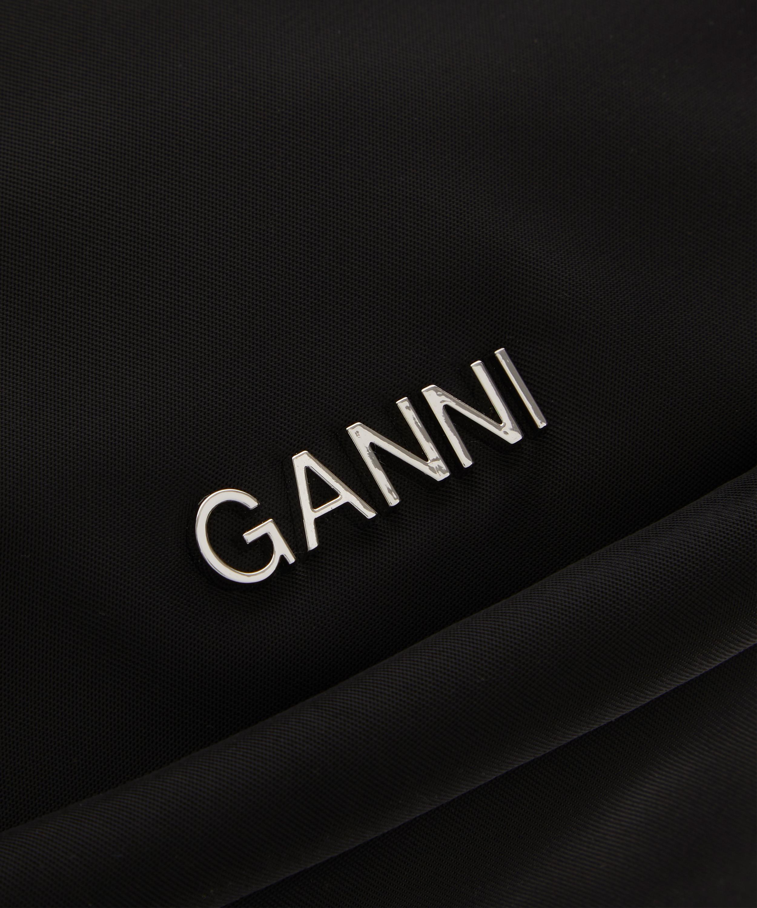 Ganni - Recycled Tech Fabric Knot Crossbody Bag image number 4
