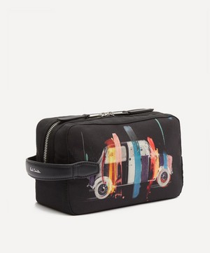 Paul Smith - Abstract Stripes Woven Wash Bag image number 1