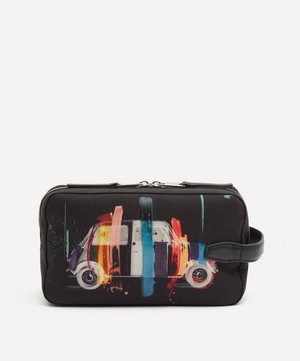 Paul Smith - Abstract Stripes Woven Wash Bag image number 2