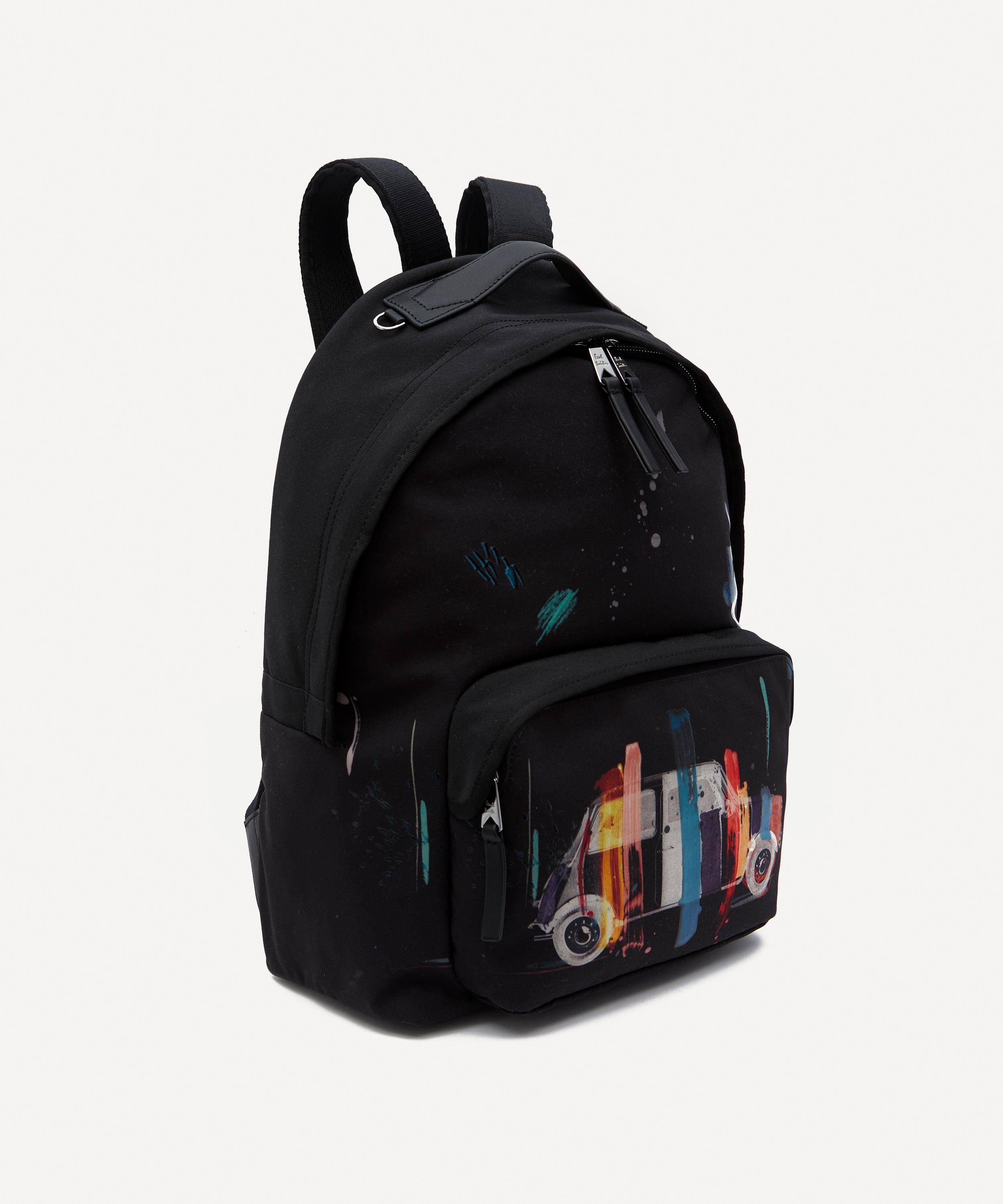 Paul Smith - Artist Stripe Mini Print Backpack image number 2
