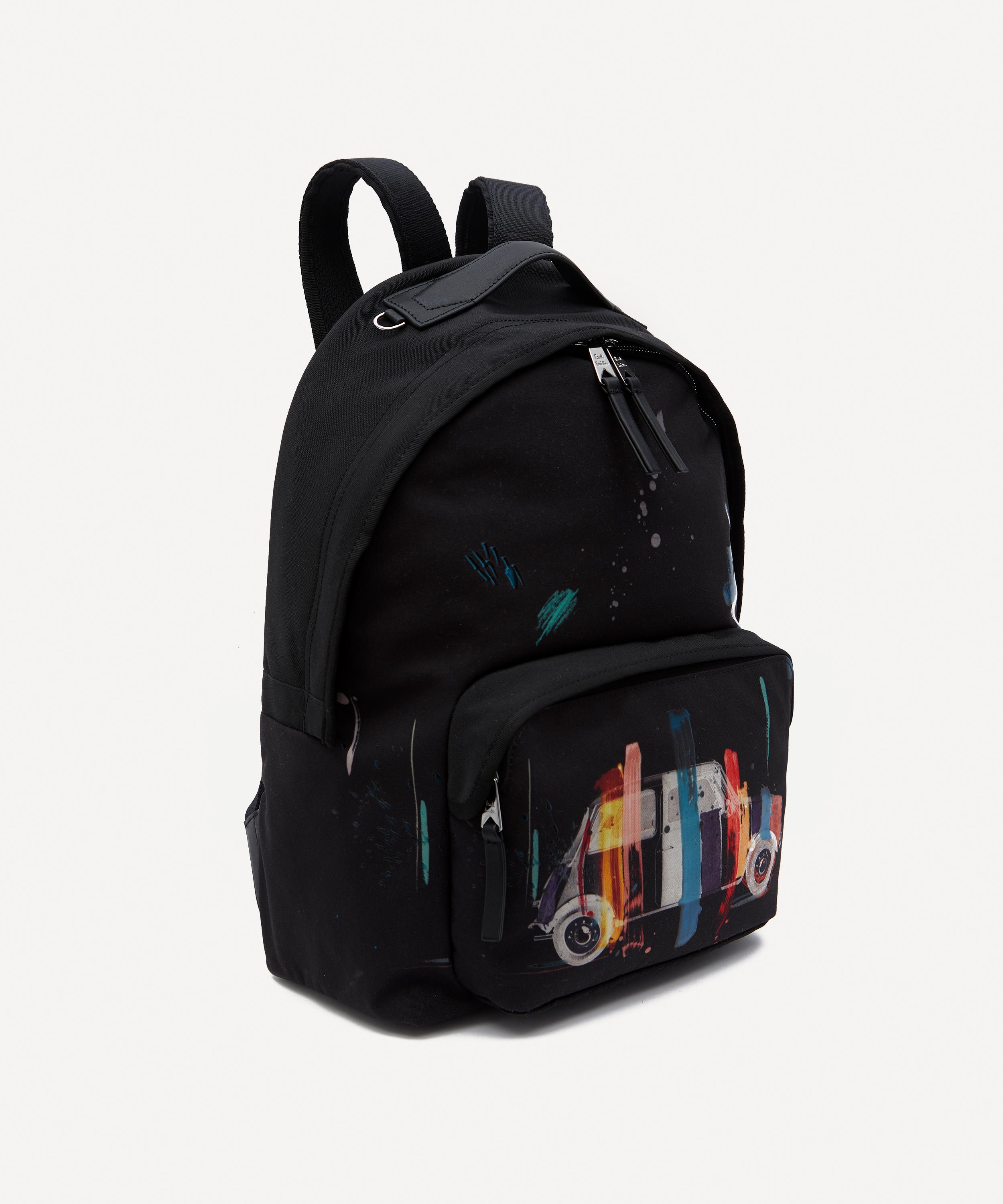 Paul Smith Black Mini Film Printed Backpack