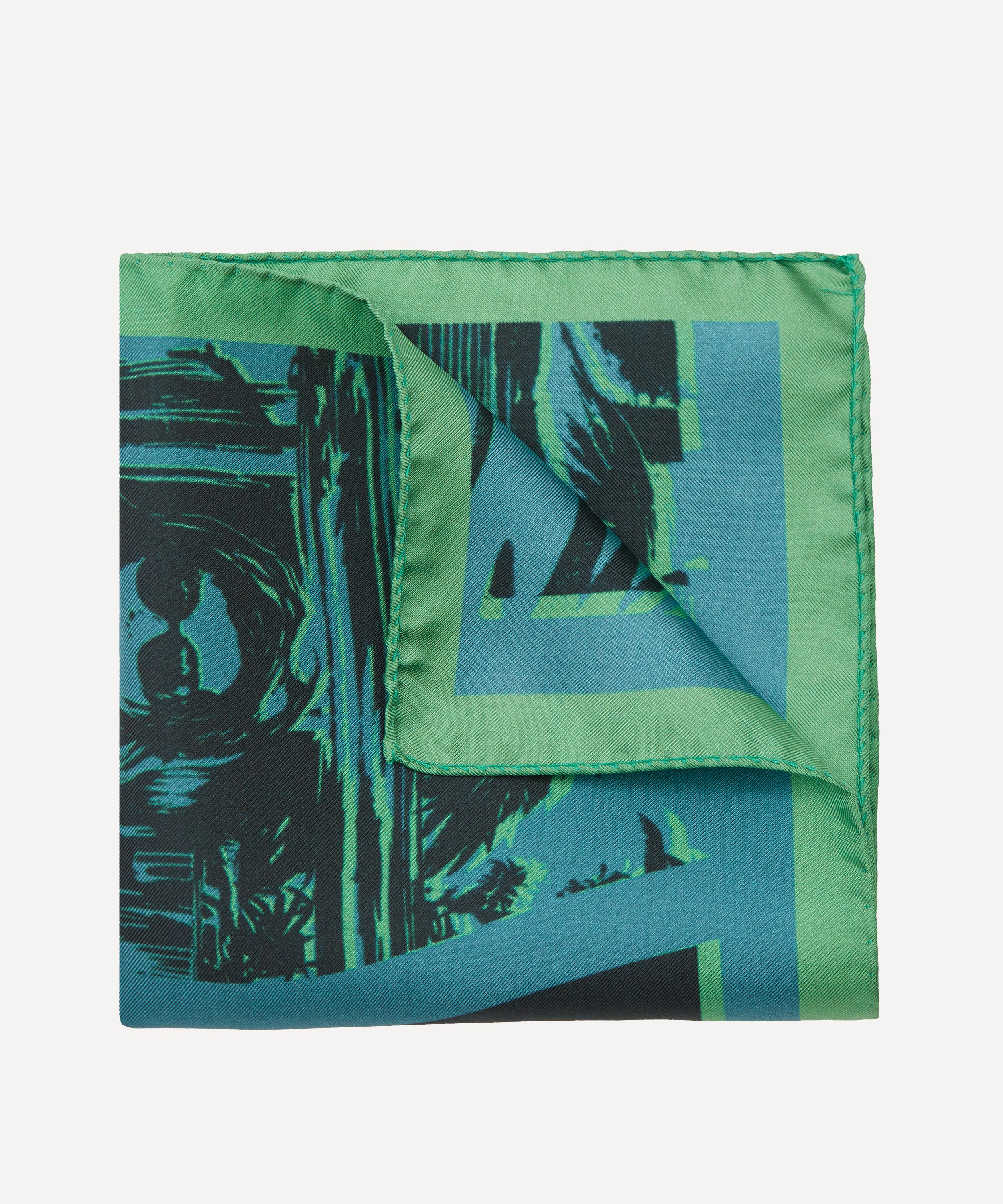 Paul Smith - Getaway Silk Pocket Square image number 0