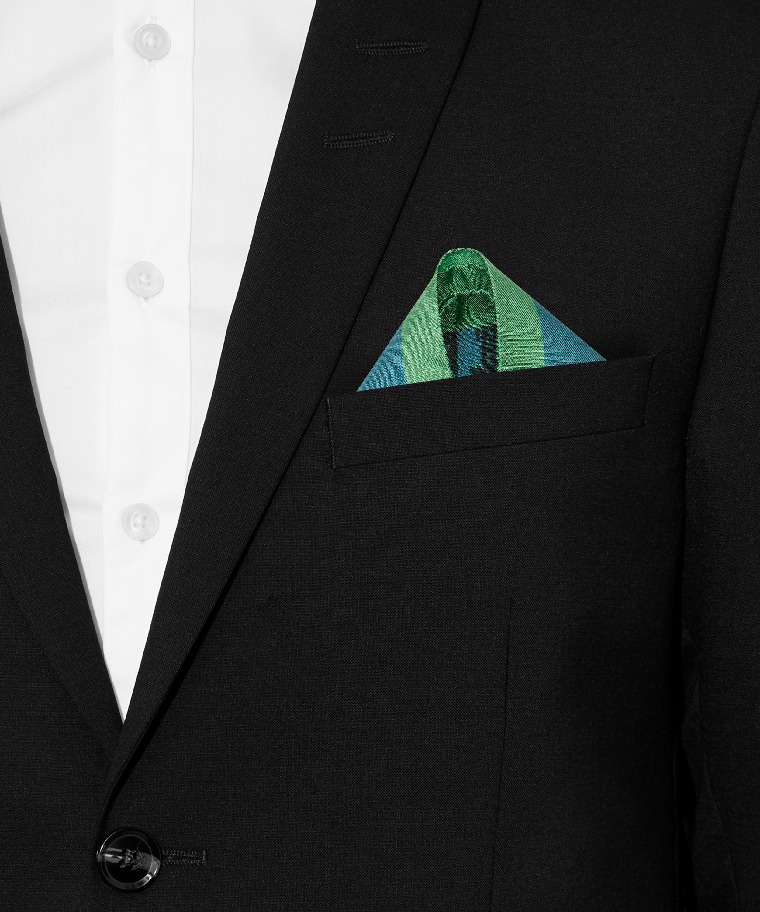 Paul Smith - Getaway Silk Pocket Square image number 1