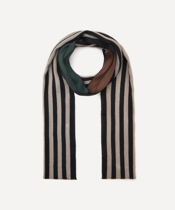 Paul Smith - Double Stripe Woven Scarf image number null