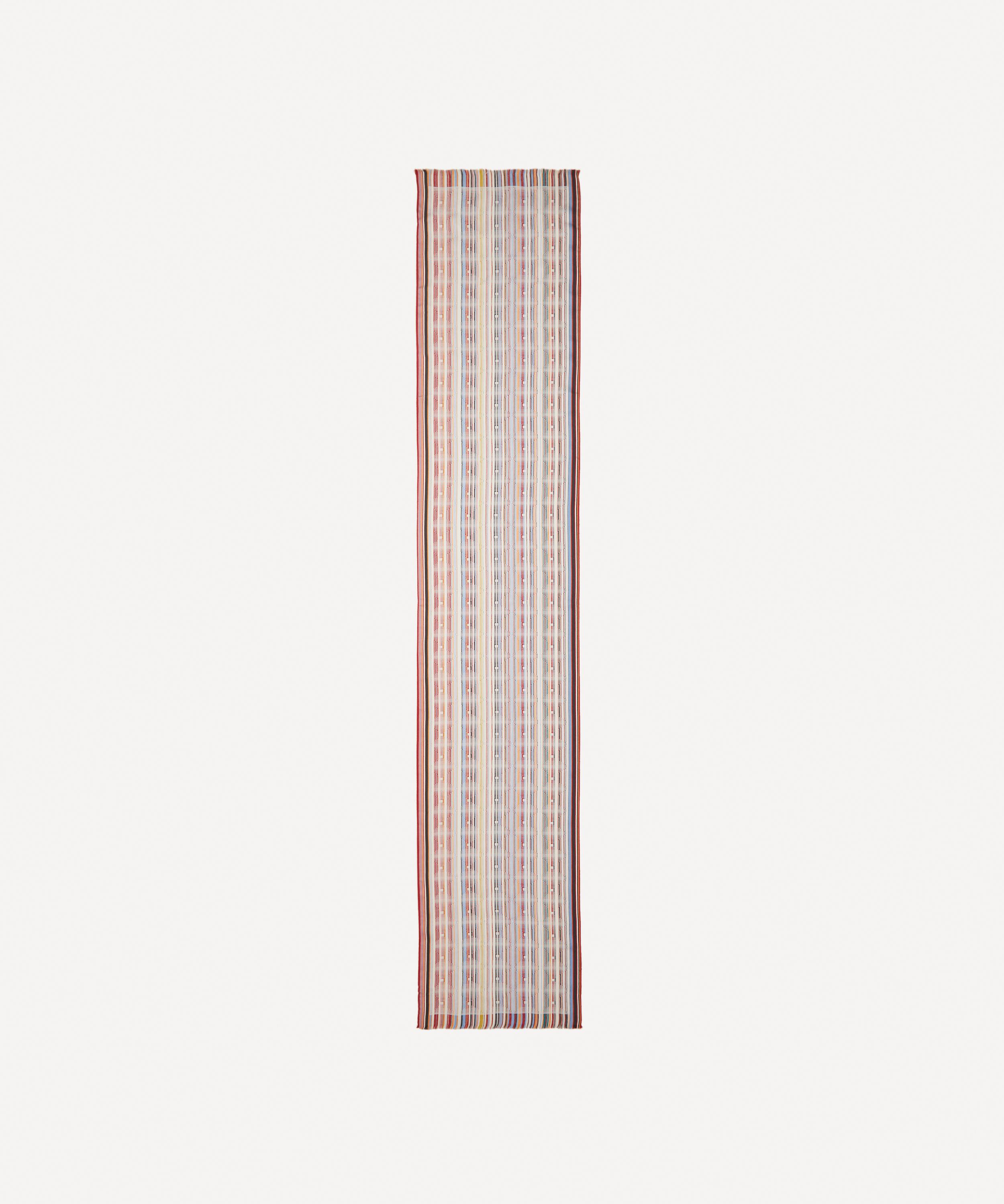 Paul Smith - Geo Jacquard Silk-Blend Scarf image number 2