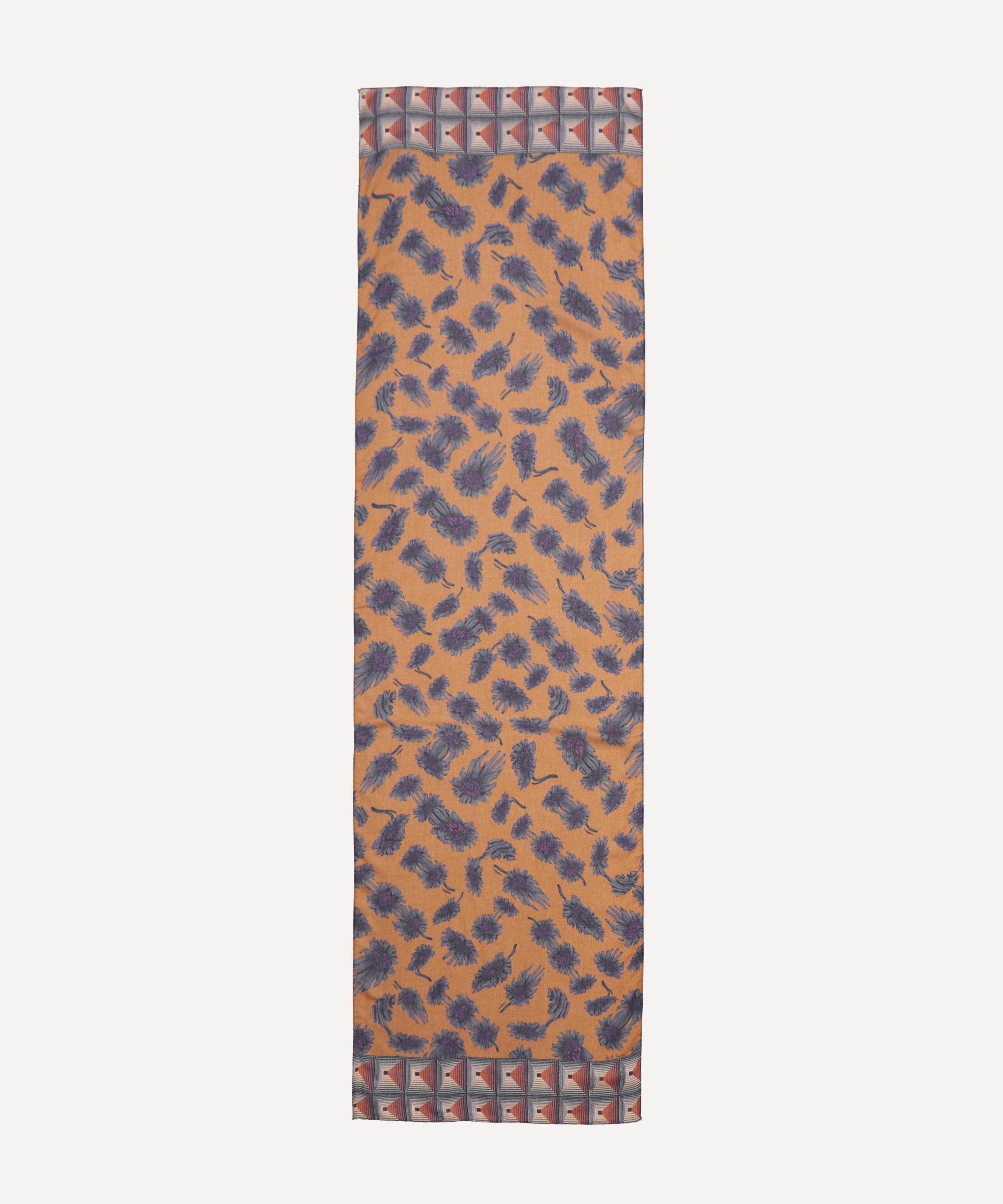 Paul Smith - Digital Daisy Print Scarf image number 2
