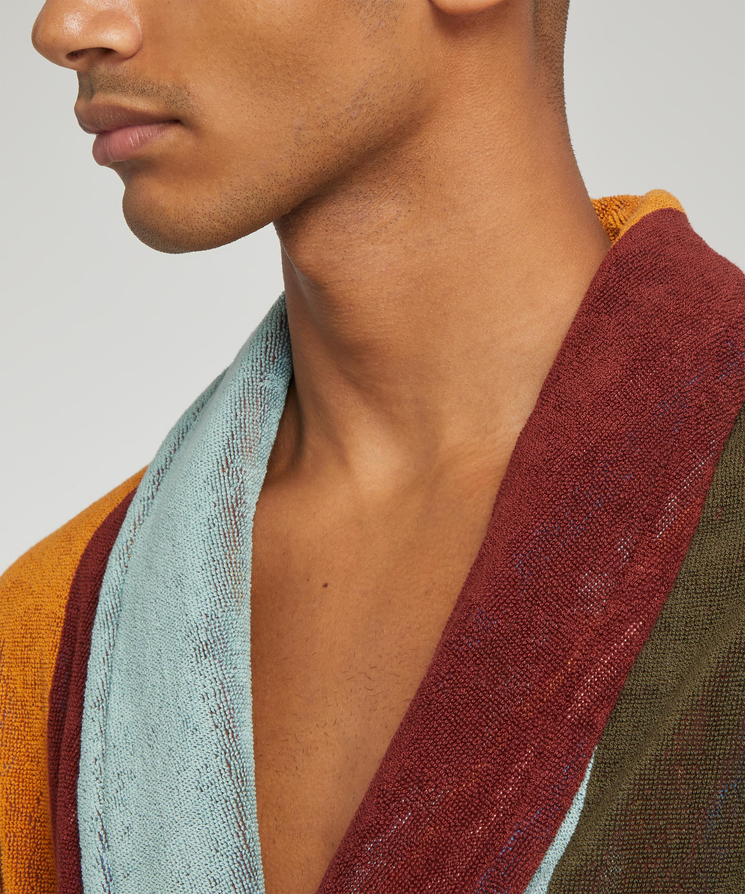 Paul Smith - Artist Stripe Cotton-Terry Bathrobe image number 4