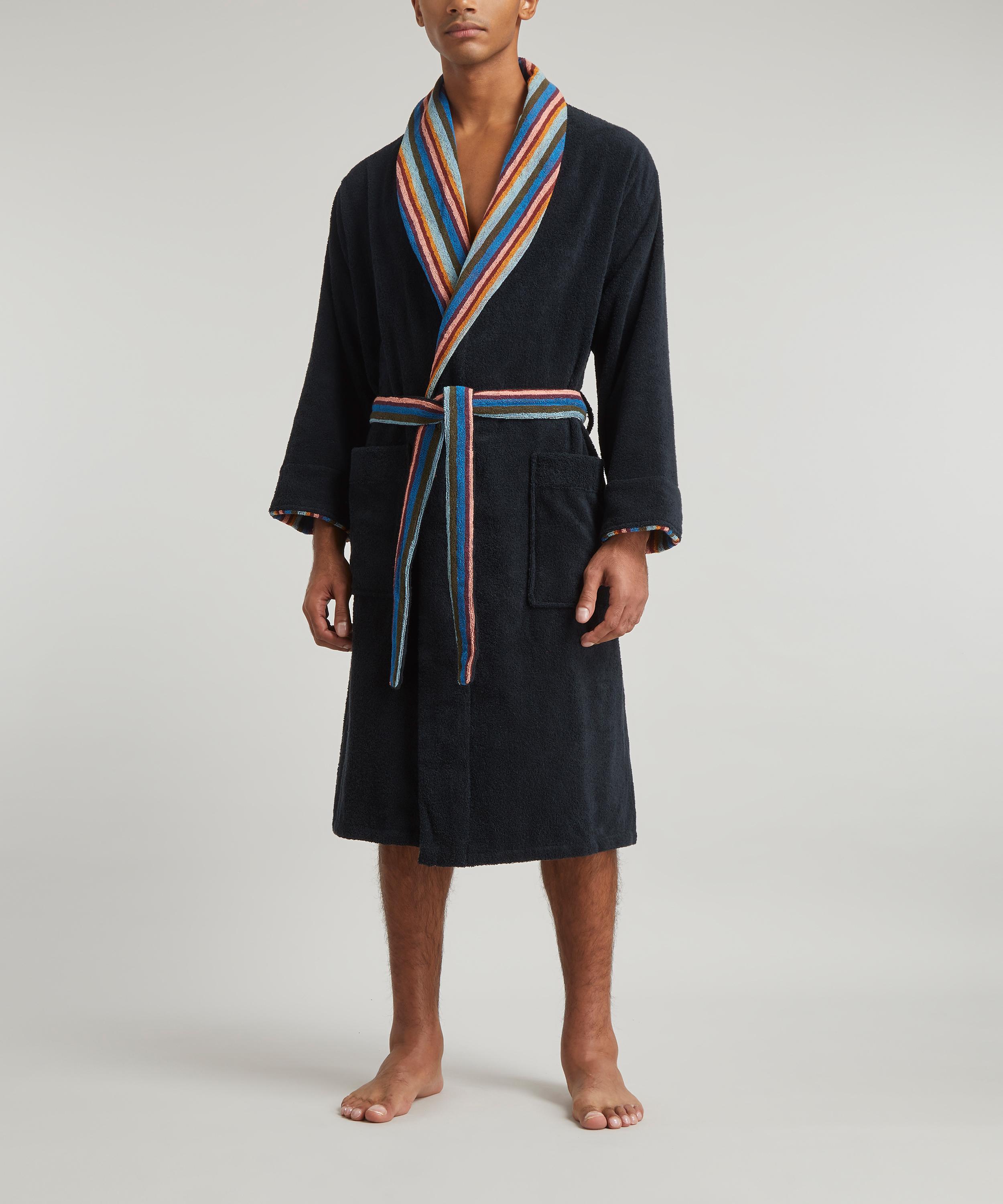 paul smith signature stripe dressing gown