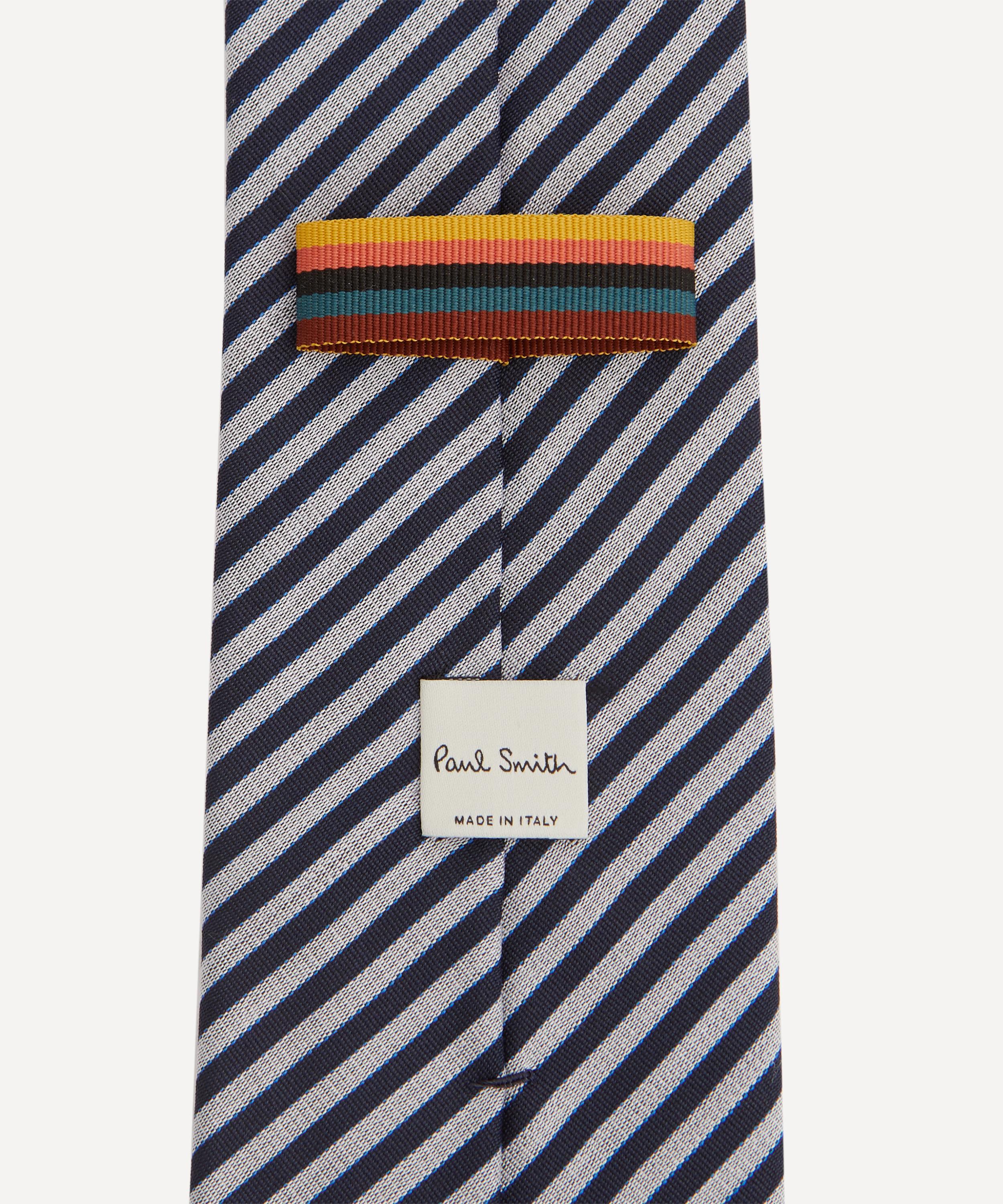 Paul Smith｜ (M1A 0TIE P41593 28) Men's Silk 'Signature Stripe' Pinstripe Tie