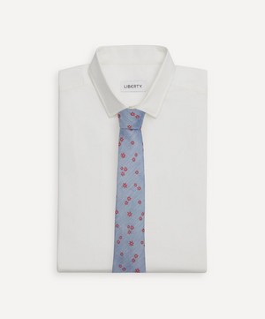 Paul Smith - Floral Silk-Linen Tie image number 1