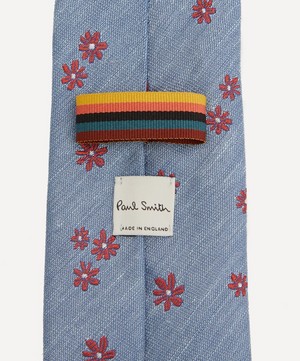 Paul Smith - Floral Silk-Linen Tie image number 2