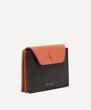 Paul Smith - Popper Leather Card Holder image number 1
