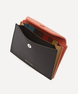 Paul Smith - Popper Leather Card Holder image number 3