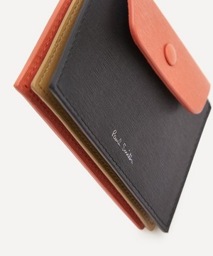 Paul Smith - Popper Leather Card Holder image number 4
