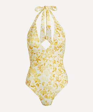 Daffodil Halter-Neck Swimsuit