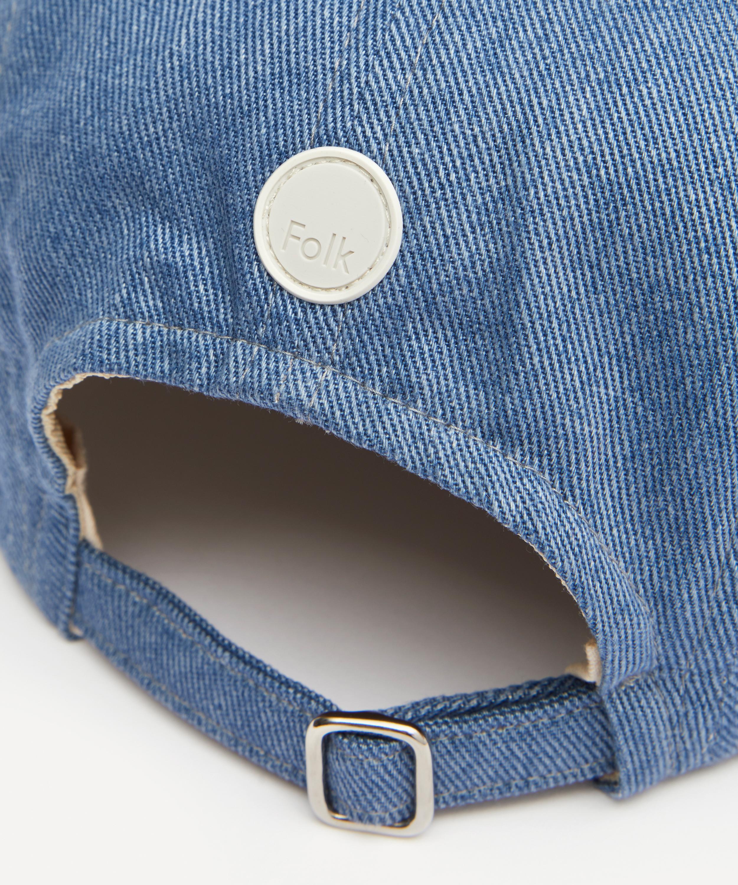 Folk - Five Panel Denim Baseball Cap image number 2