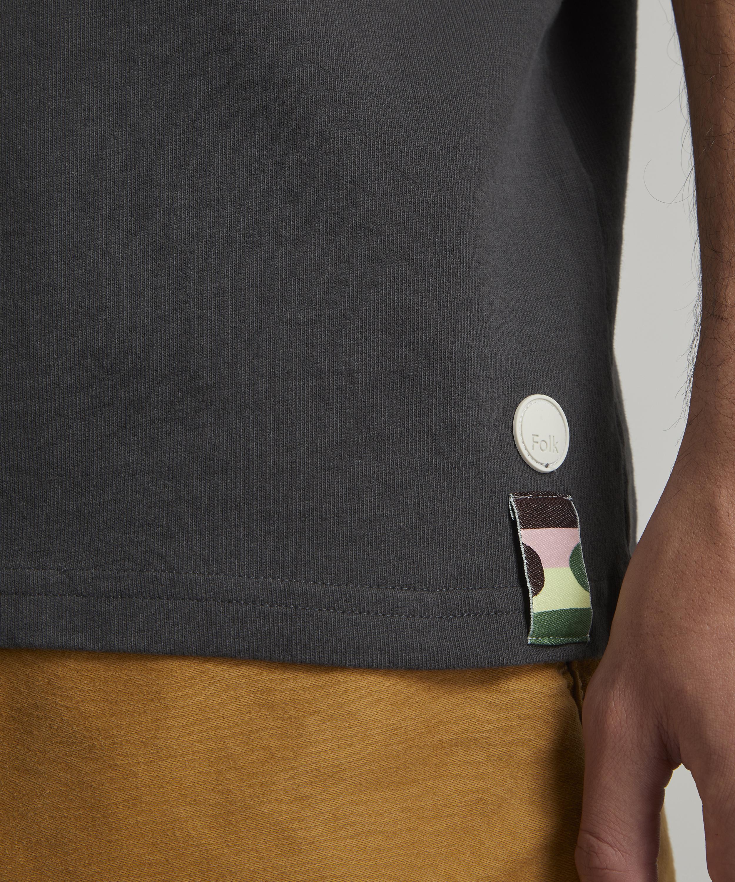 Folk - Natural Charcoal Graphic T-Shirt image number 4