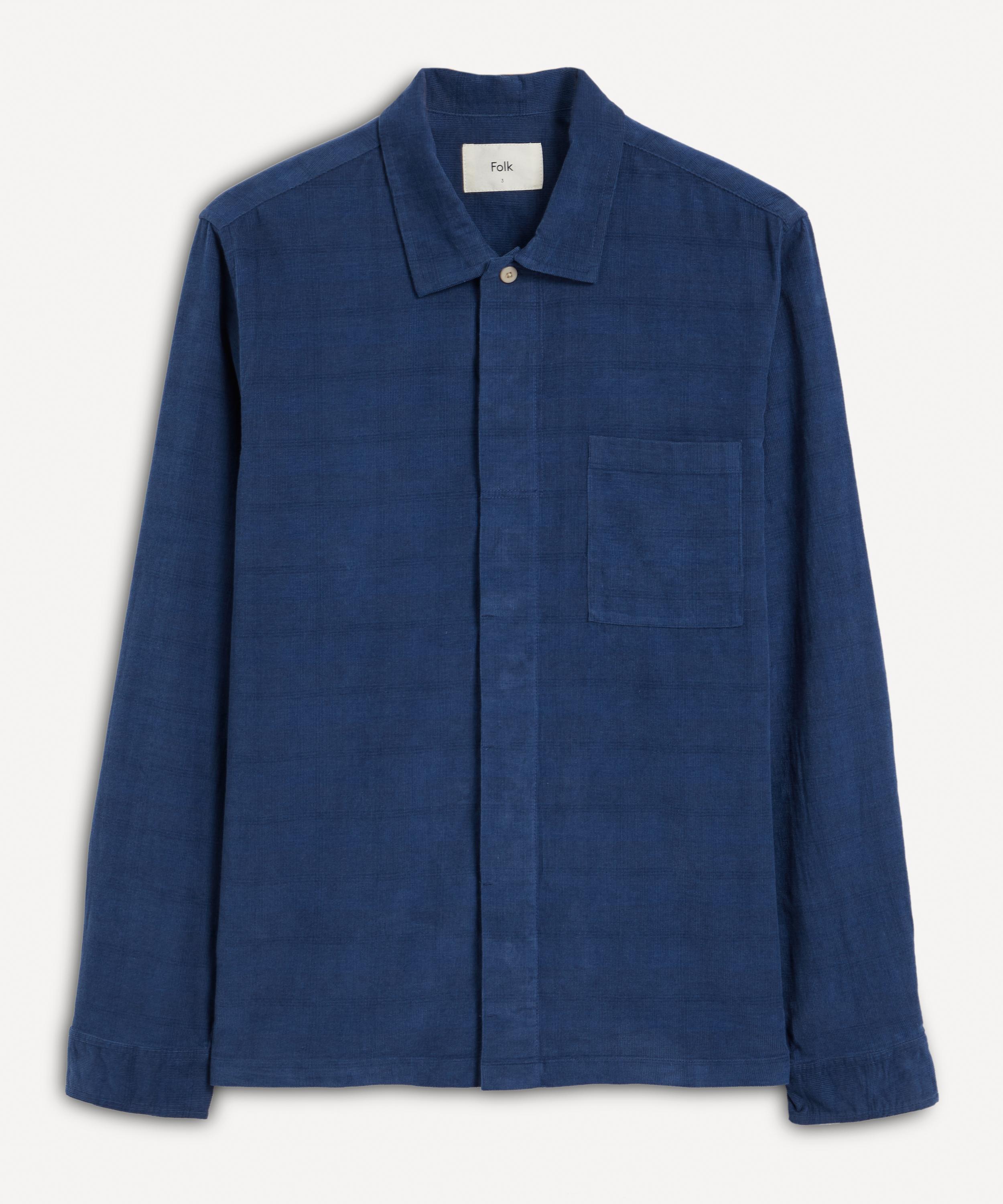 Folk - Long Sleeve Check Corduroy Shirt image number 0