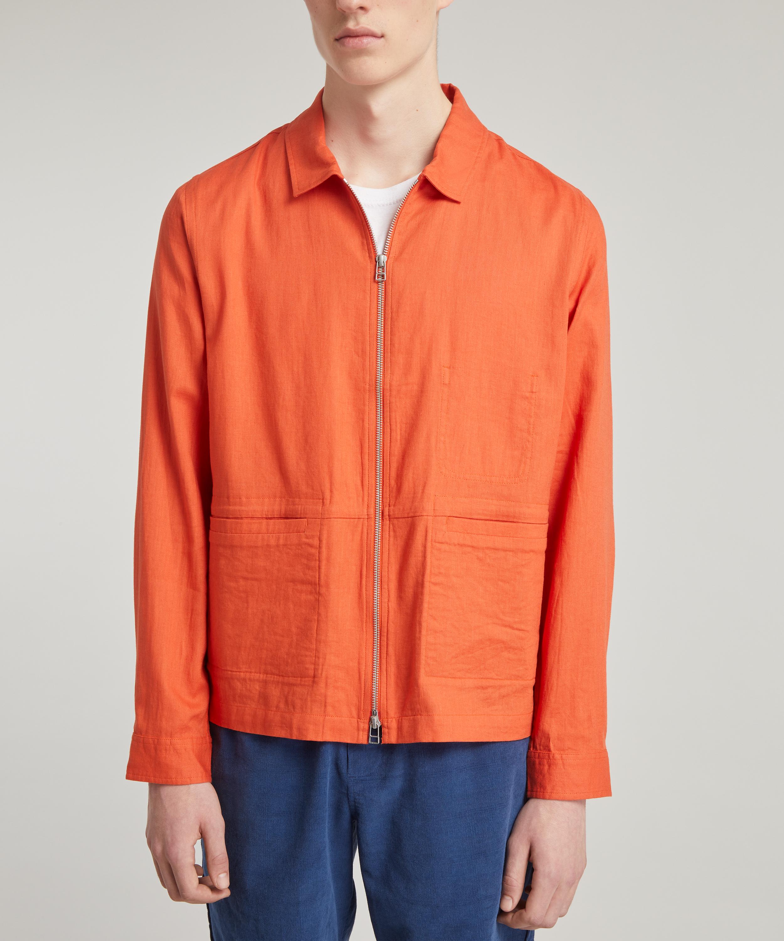 Folk zip through sales shirt jacket