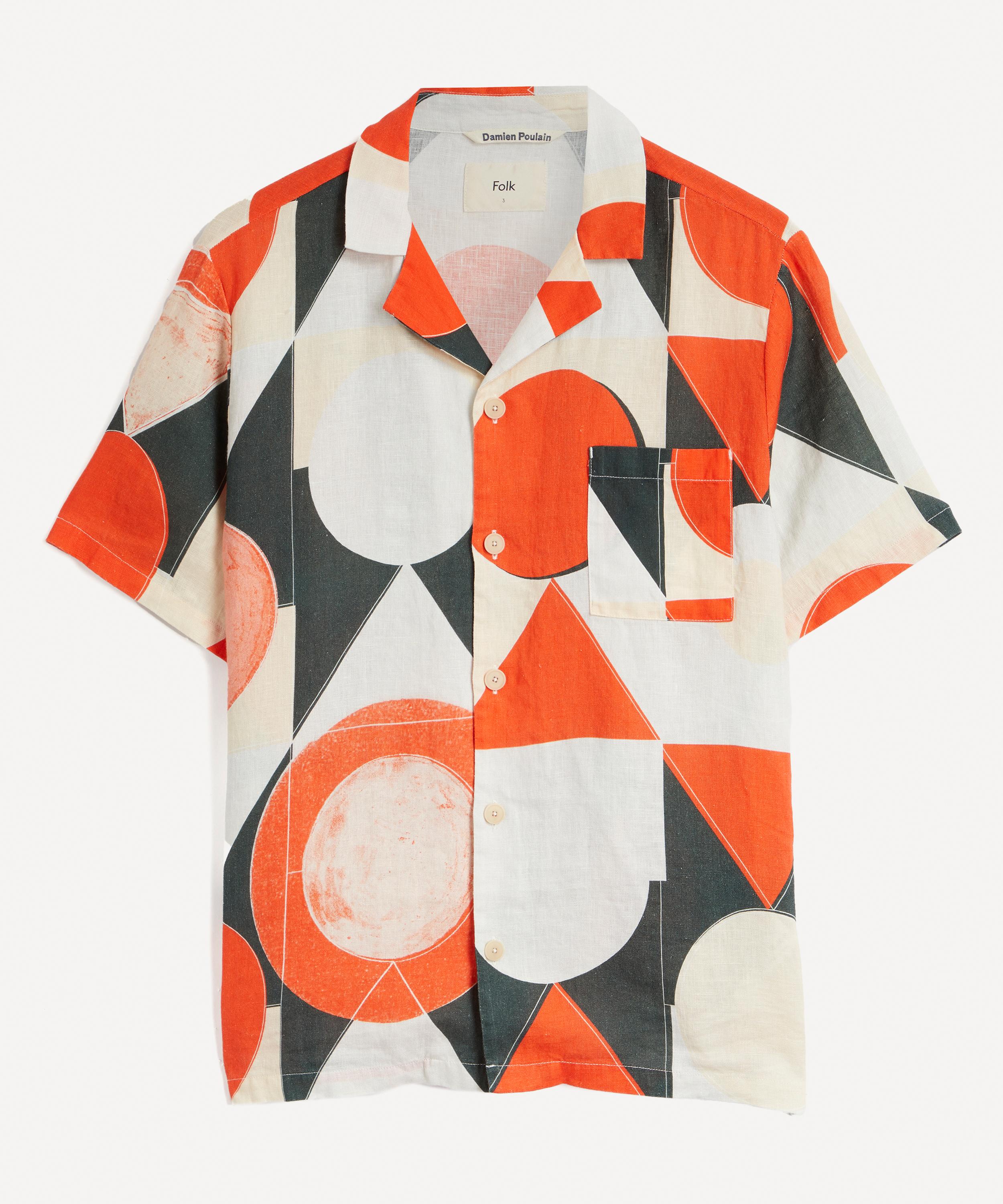 Short-Sleeve Memory Embroidered Shirt