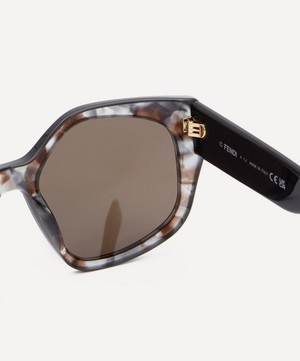 Fendi - Oversized Square Acetate Sunglasses image number 3