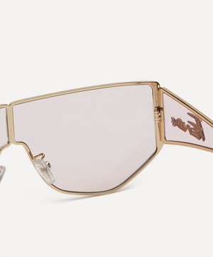 Fendi - Disco Shield Metal Sunglasses image number 3