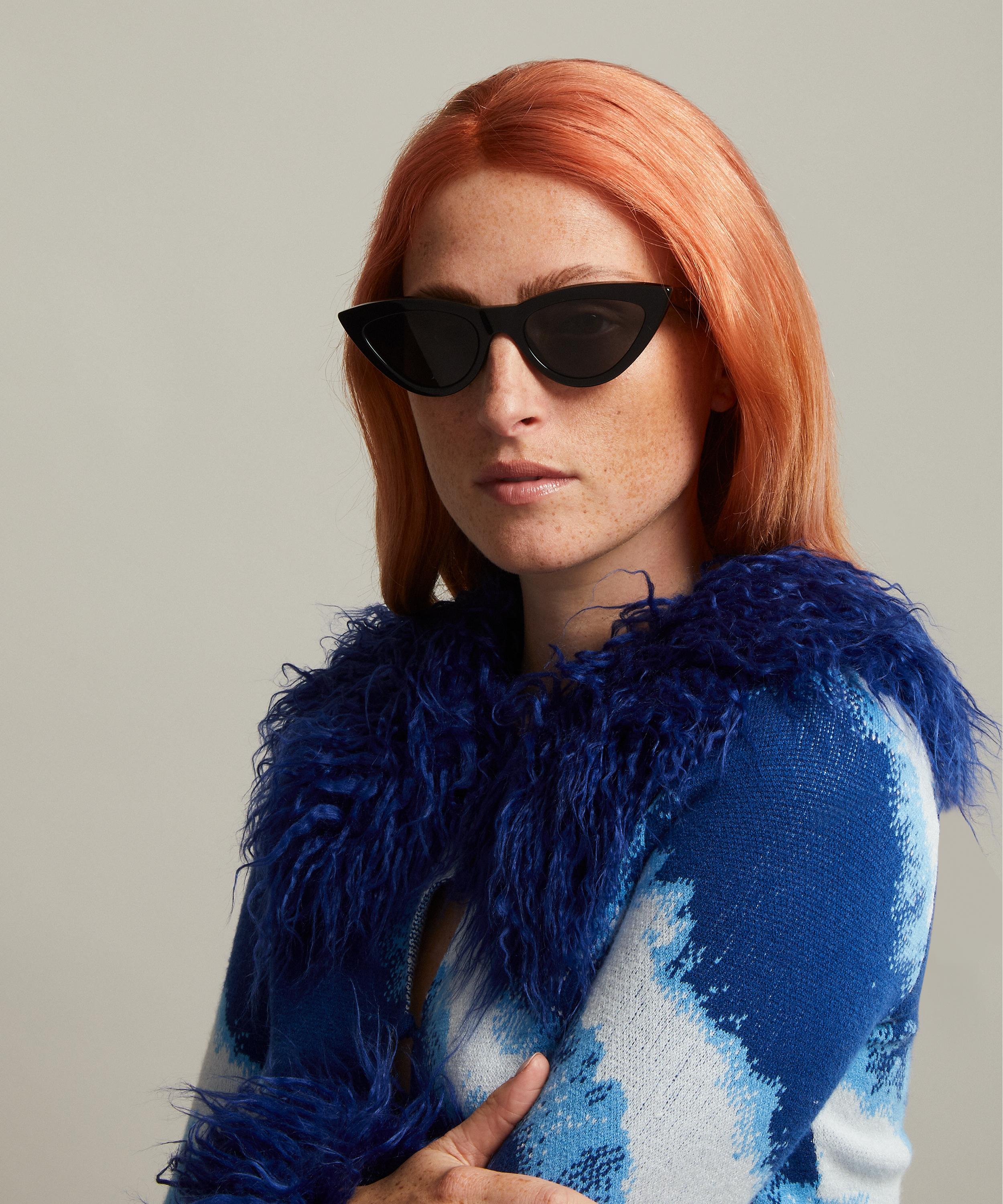 Celine cat hotsell eye sunglasses blue