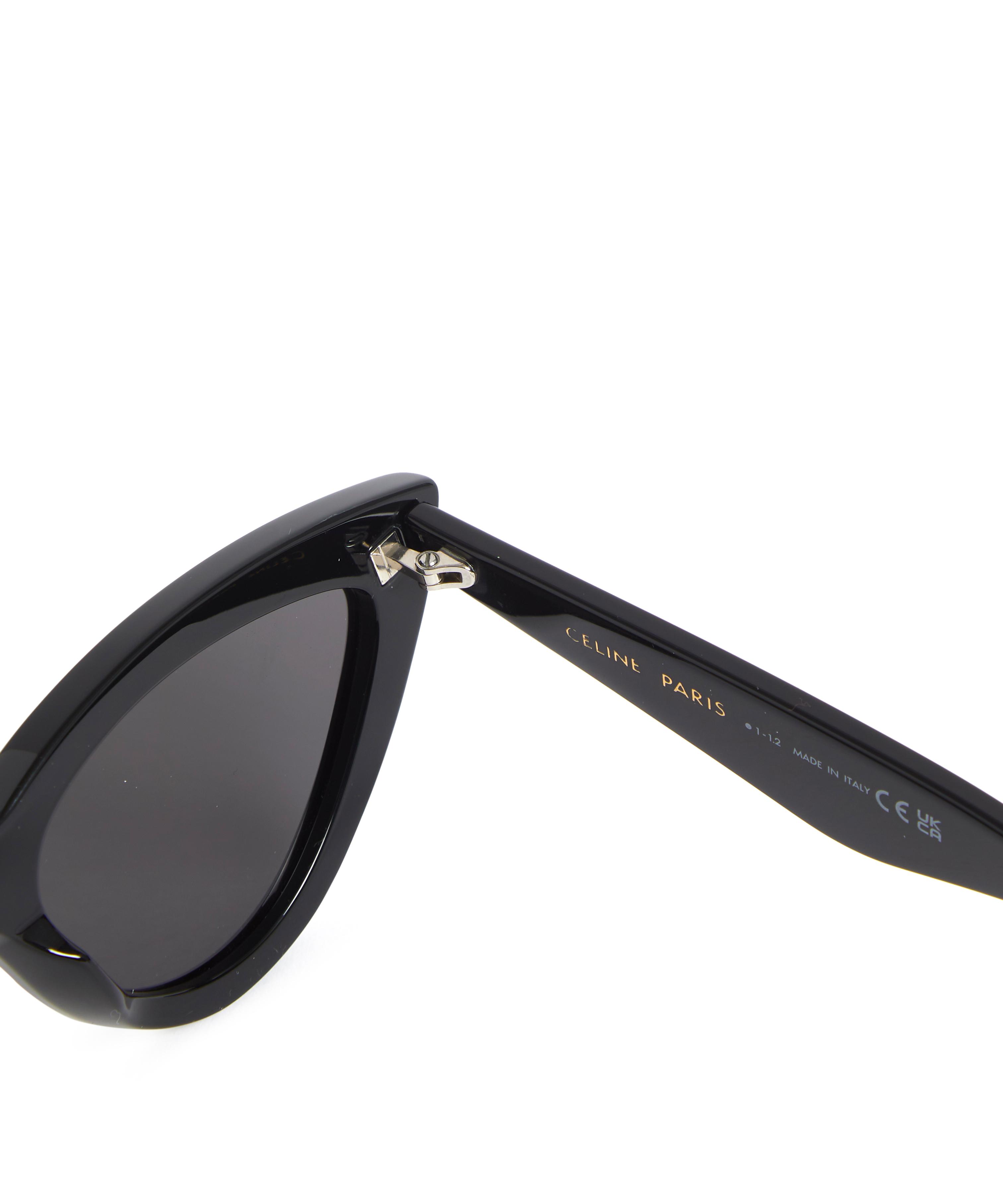 Black celine hotsell cat eye sunglasses