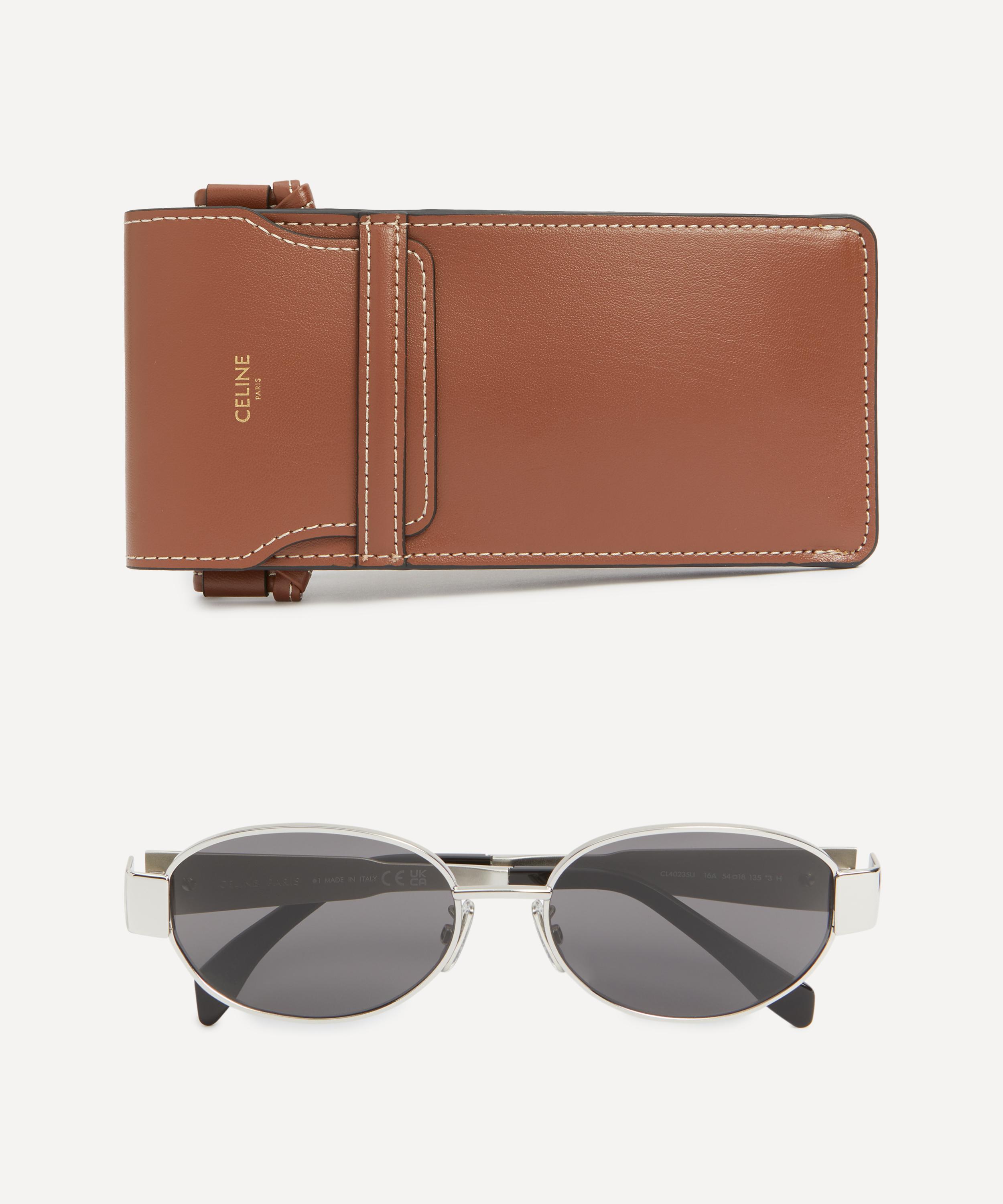 Celine - Metal Oval Sunglasses image number 3