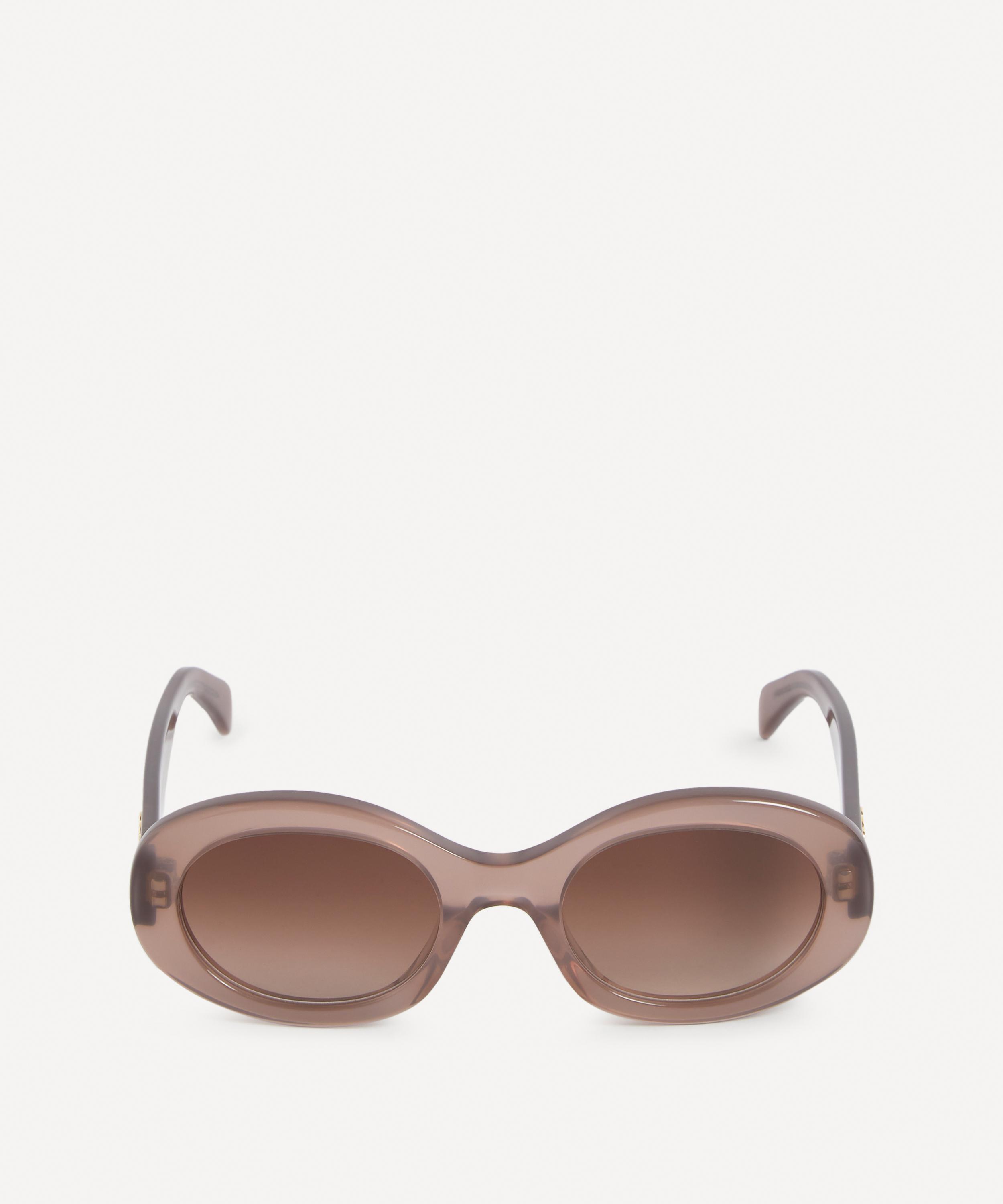 Celine - Triomphe Oval Acetate Sunglasses image number 0