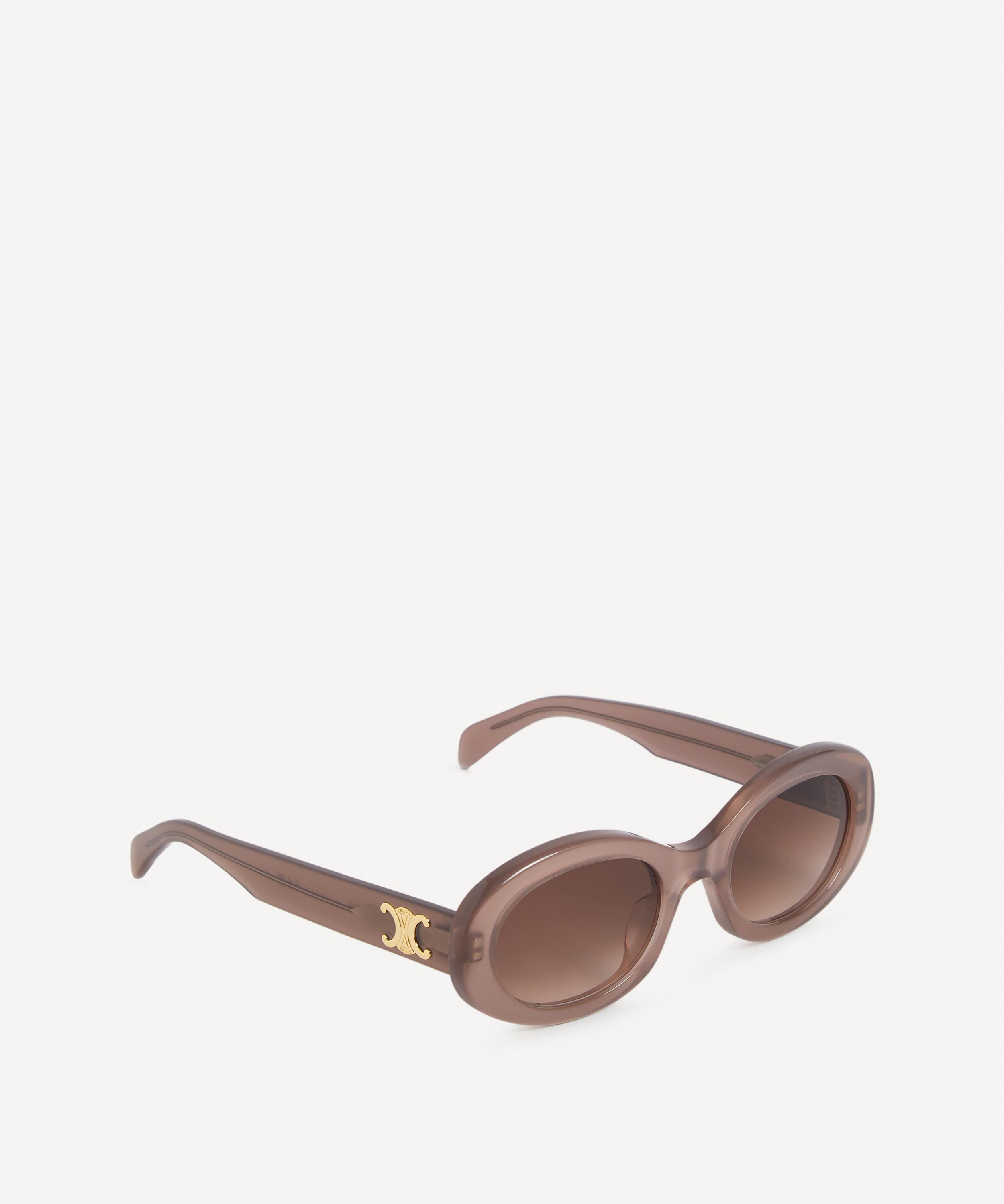 Celine - Triomphe Oval Acetate Sunglasses image number 1
