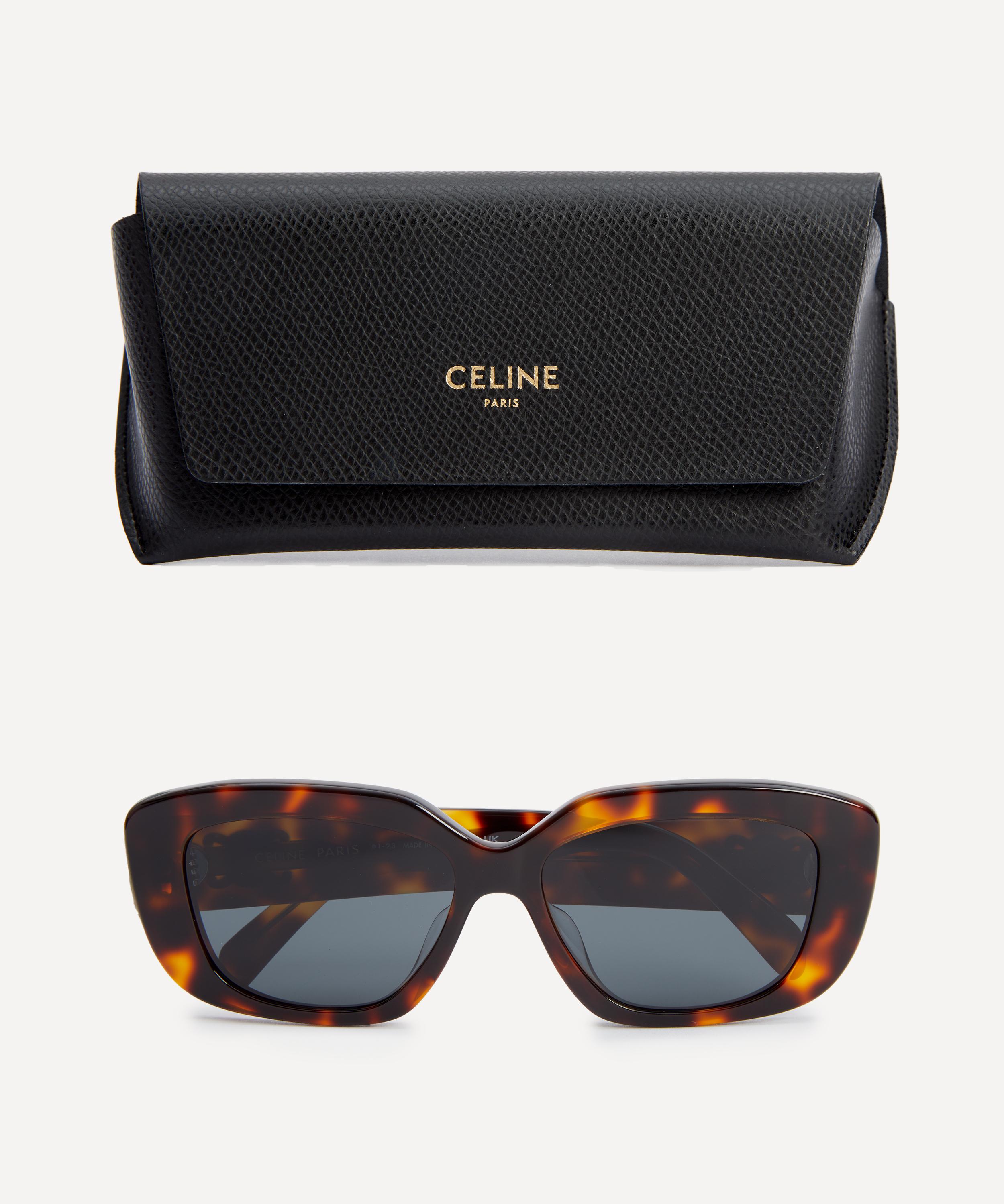 Celine rectangle best sale acetate sunglasses