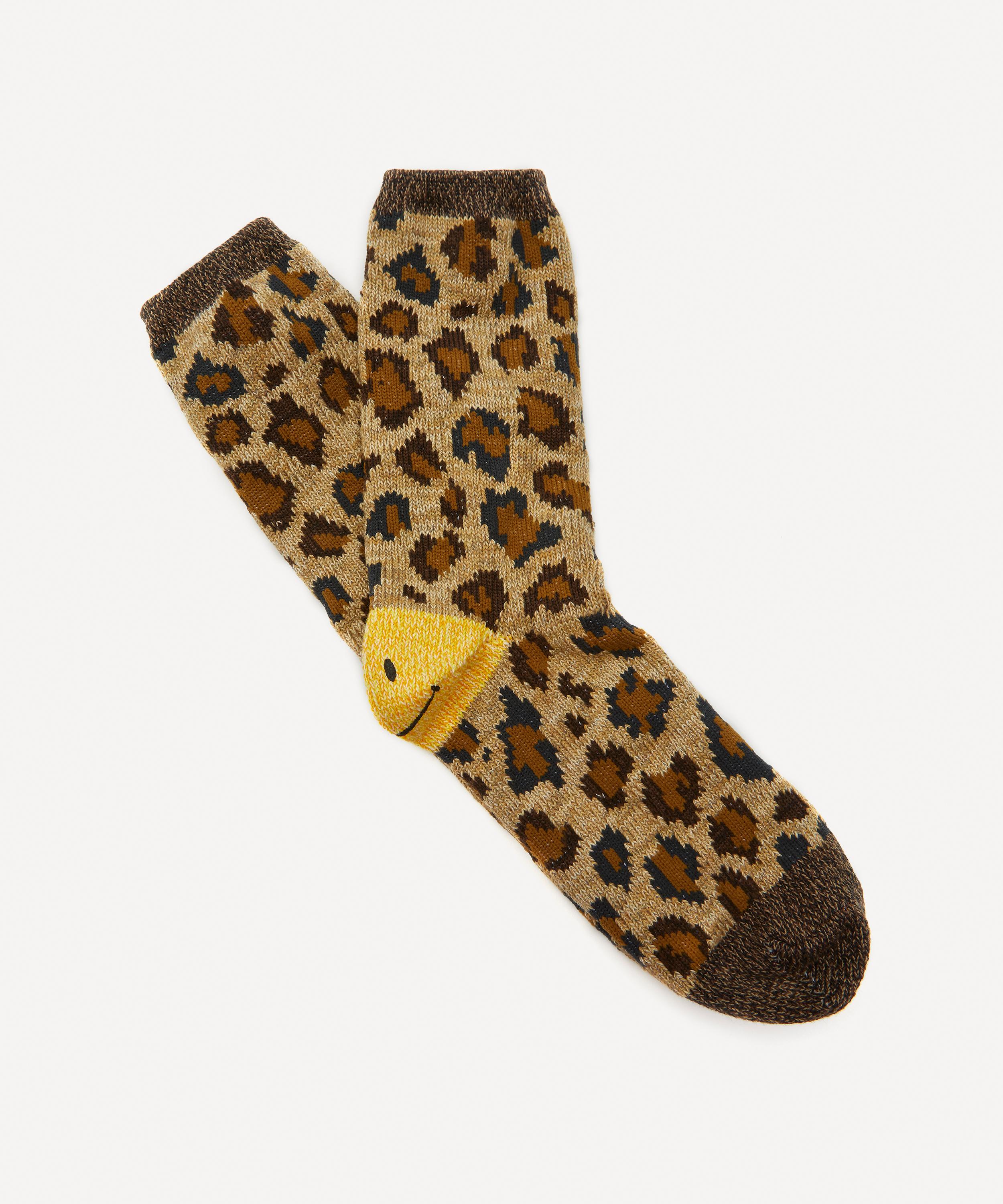 Kapital - Leo Smiley Cotton Socks image number 0