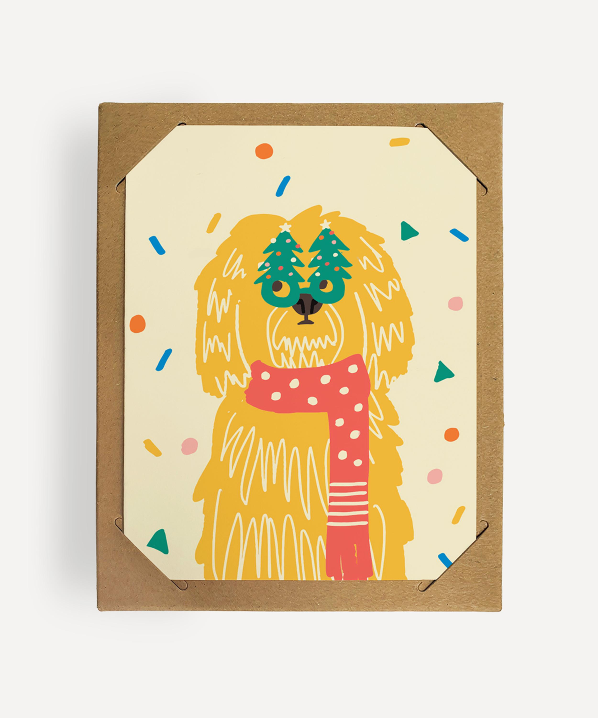 Christmas - Dog Glasses Christmas Cards Box of Eight image number 0