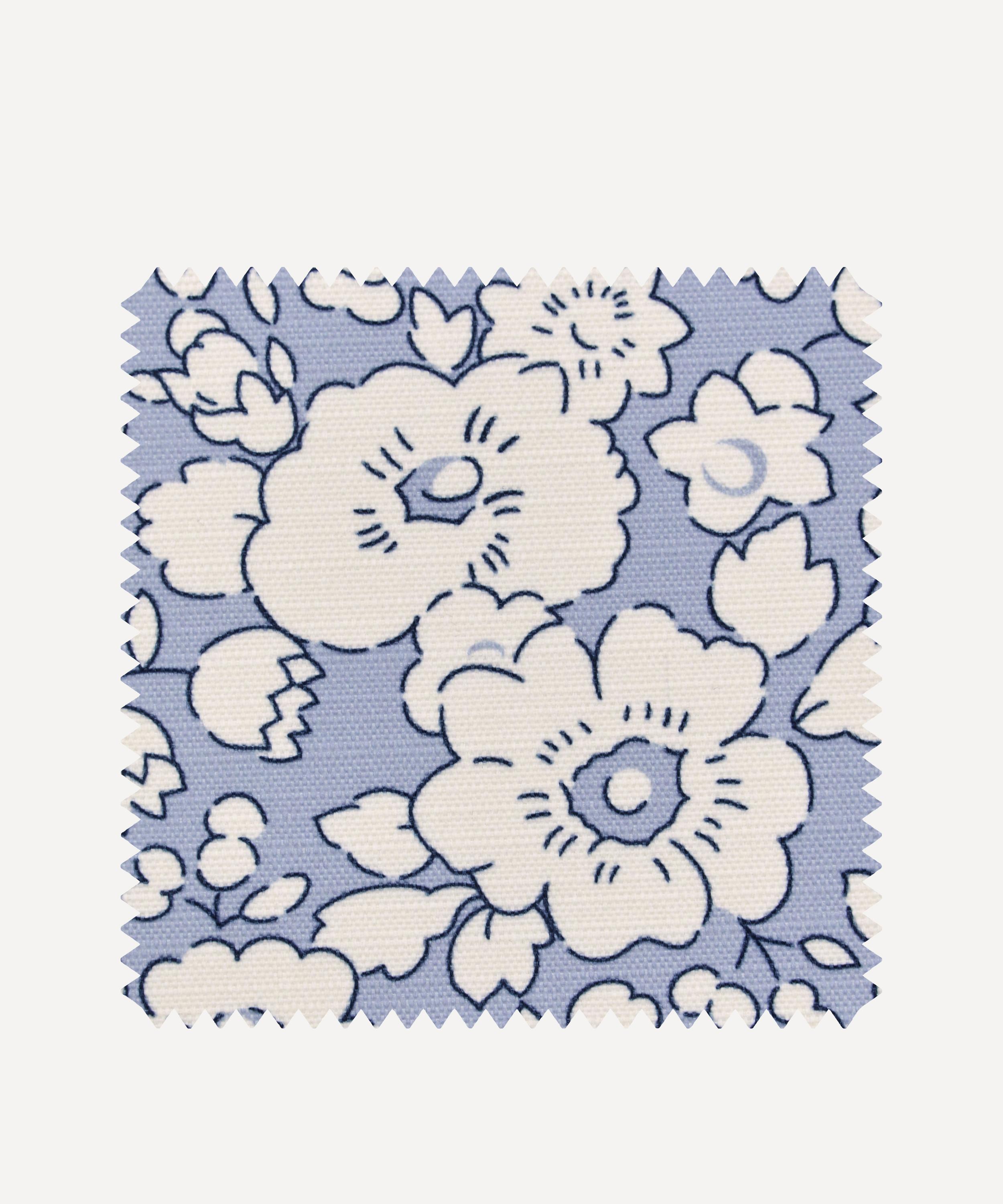 Liberty Interiors - Outdoor Fabric Swatch – Betsy Bloom Easton in Lapis image number 0