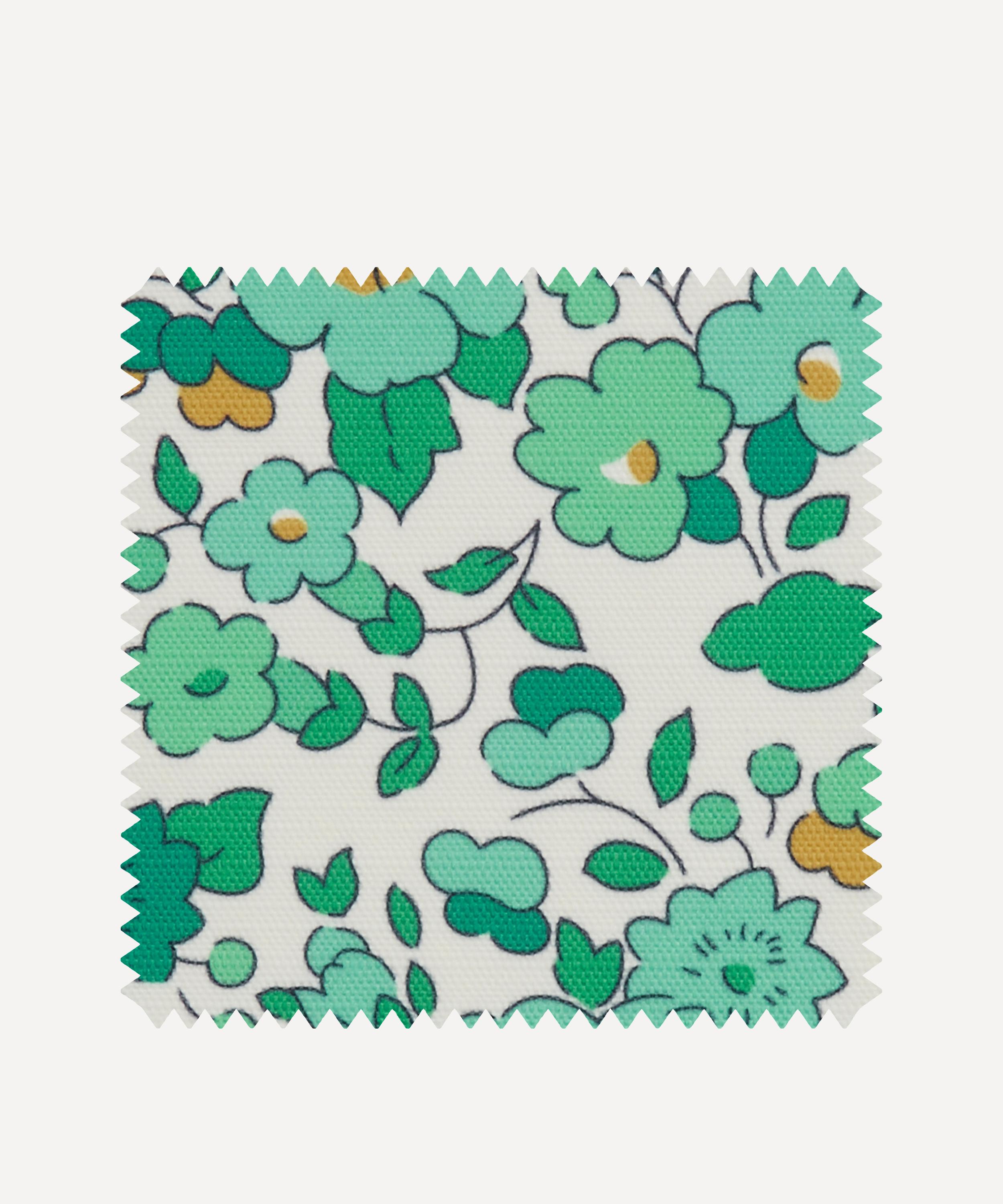 Liberty Interiors - Outdoor Fabric Swatch – Betsy Flora Easton in Jade image number 0