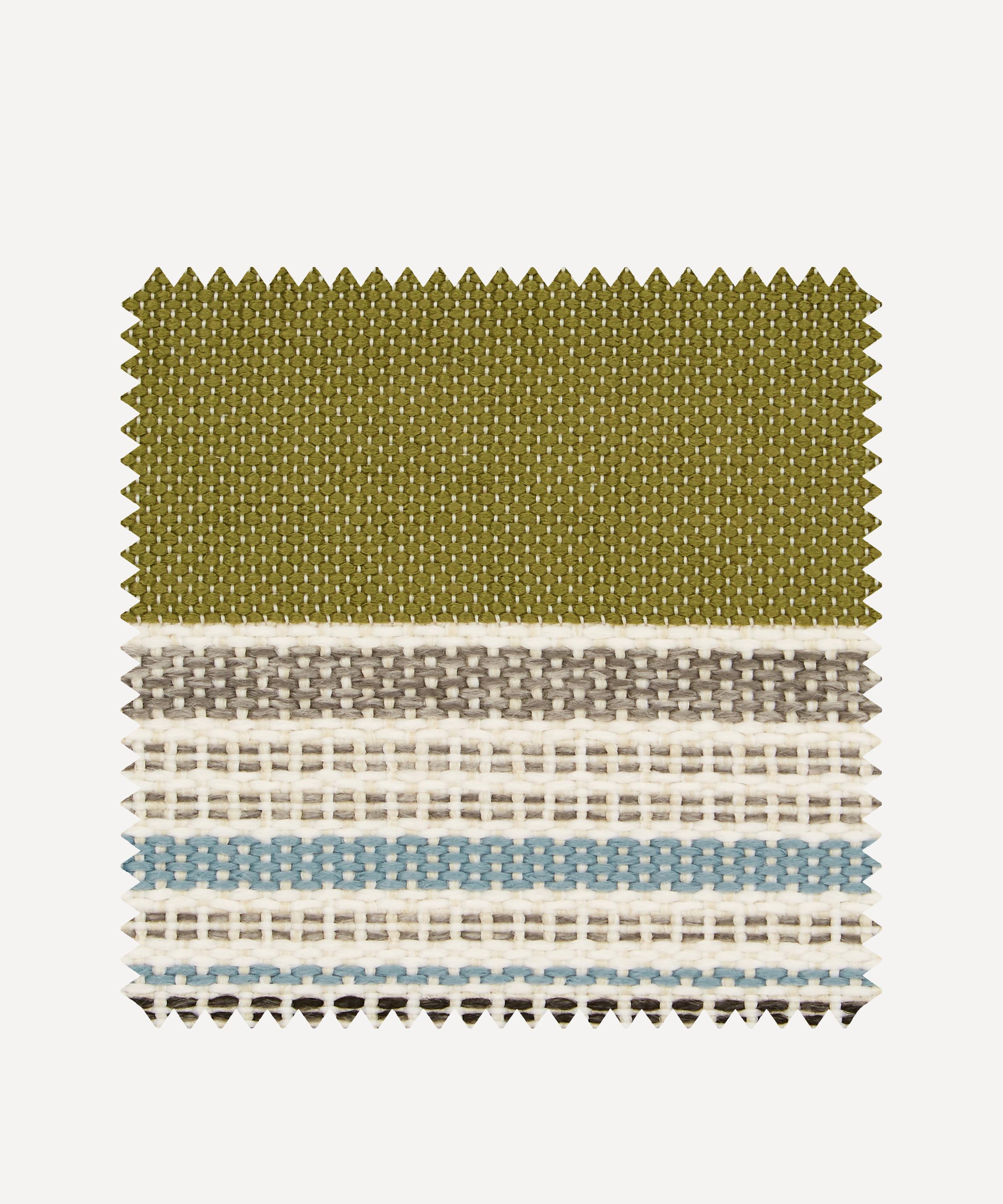 Liberty Interiors - Outdoor Fabric Swatch – Cabana Stripe Dixster in Pewter image number 0