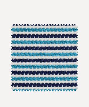 Liberty Interiors - Outdoor Fabric Swatch – Candy Stripe Harlow in Lapis image number 0