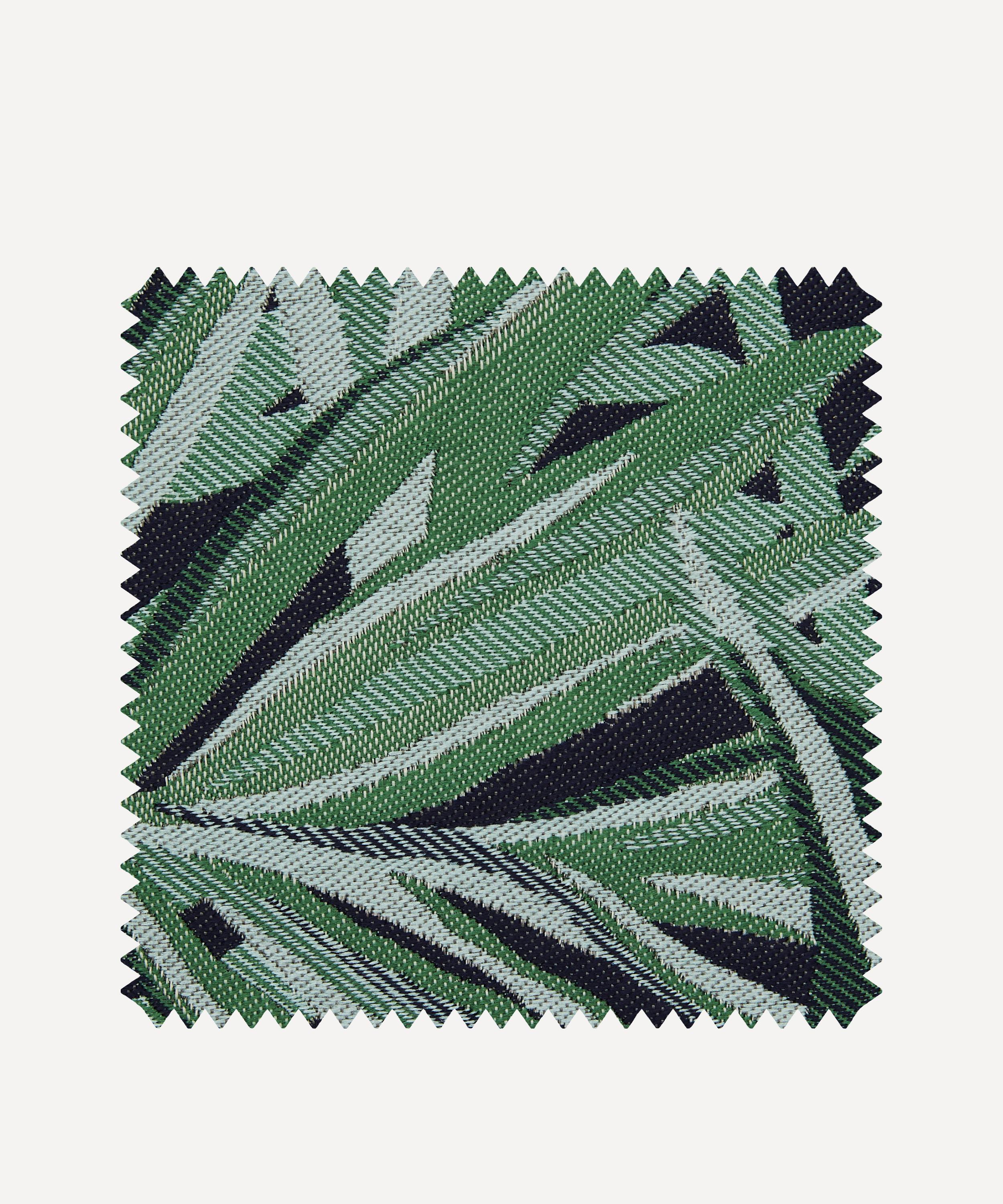 Liberty Interiors - Outdoor Fabric Swatch – Chile Palm Lovell Jacquard in Jade image number 0
