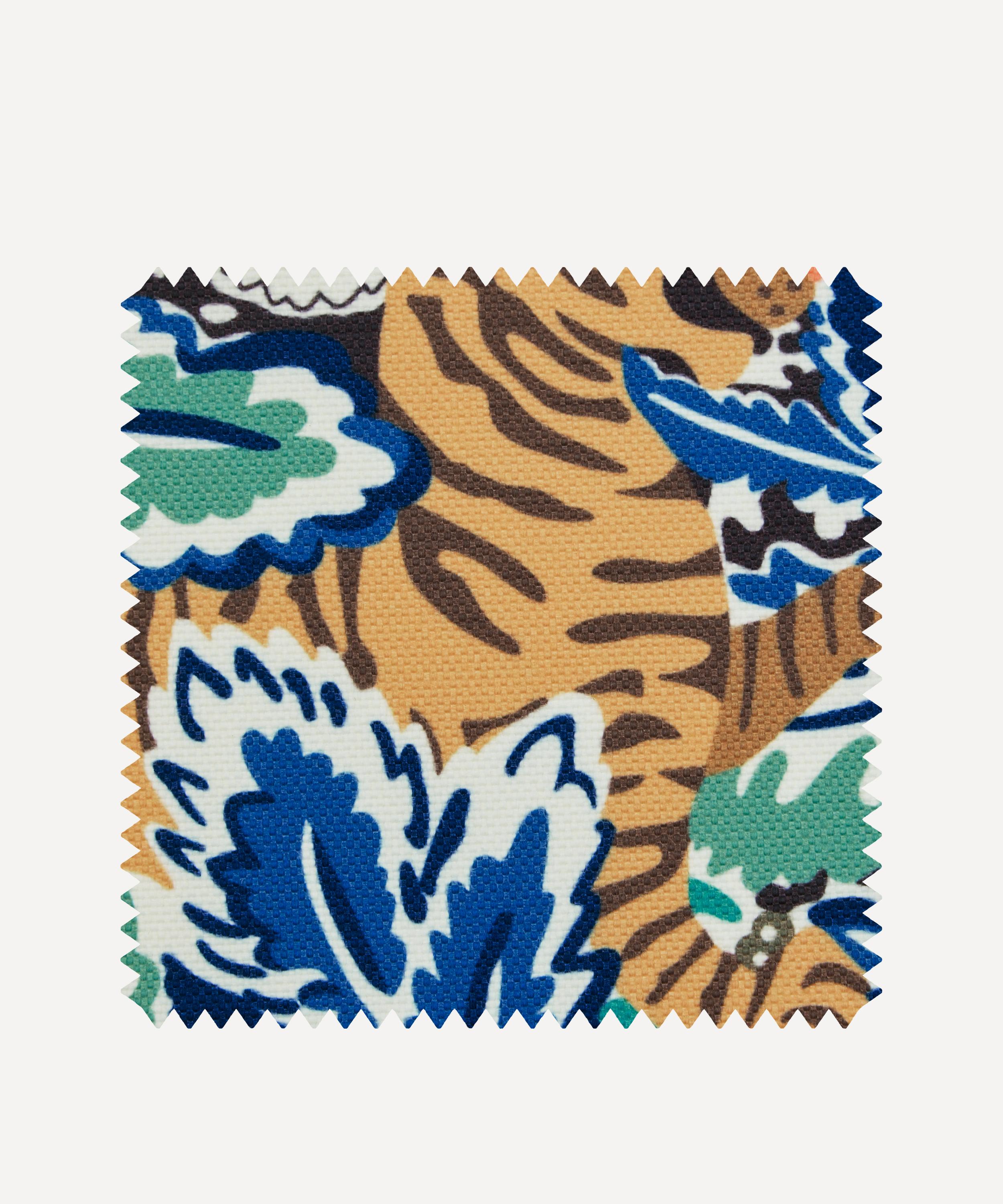 Liberty Interiors - Outdoor Fabric Swatch &ndash; Grand Milo Majorelle in Lapis image number 0