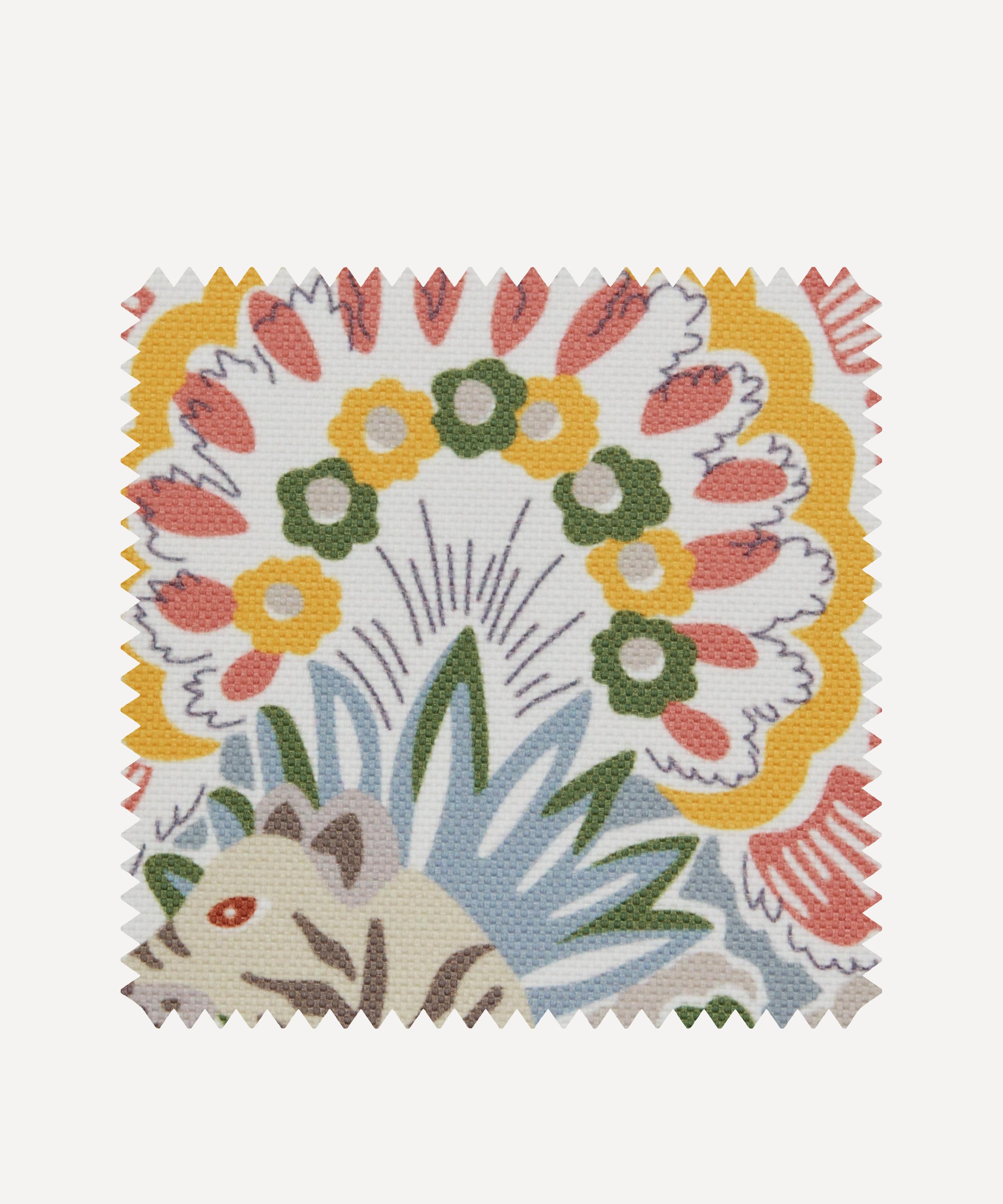 Liberty Interiors - Outdoor Fabric Swatch – Grand Milo Majorelle in Pewter image number 0